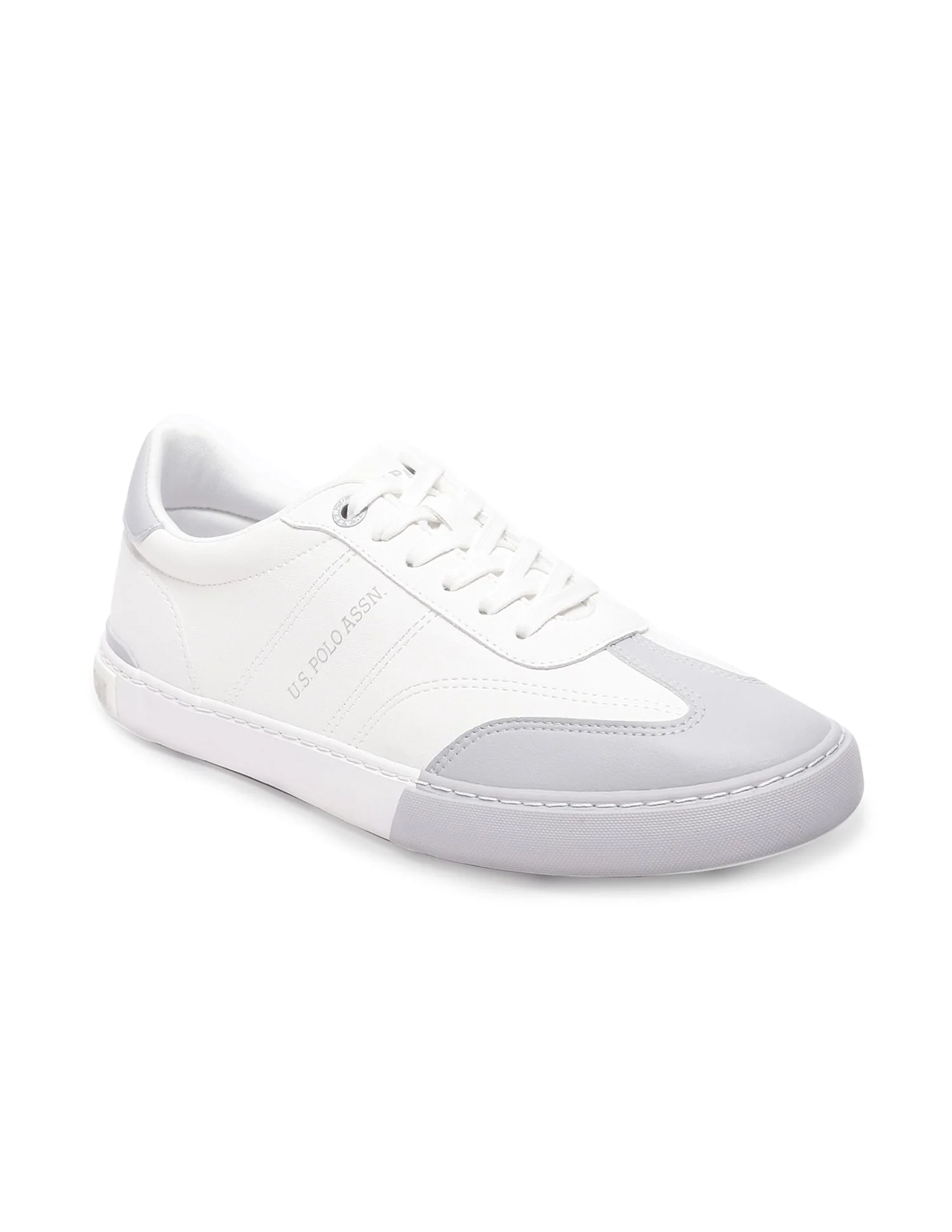 Men Round Toe Solid Gain Sneakers - Image 2