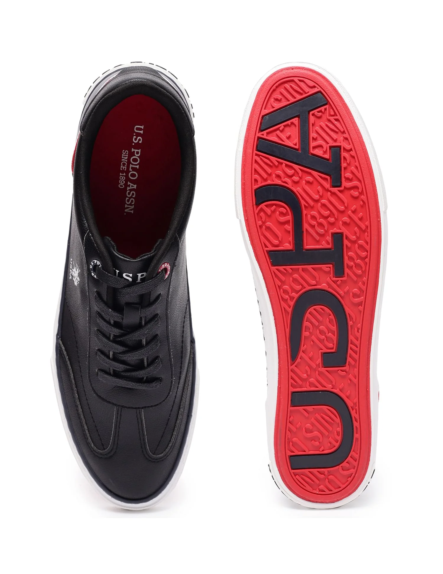 Men Round Toe Solid Oskar Sneakers - Image 5