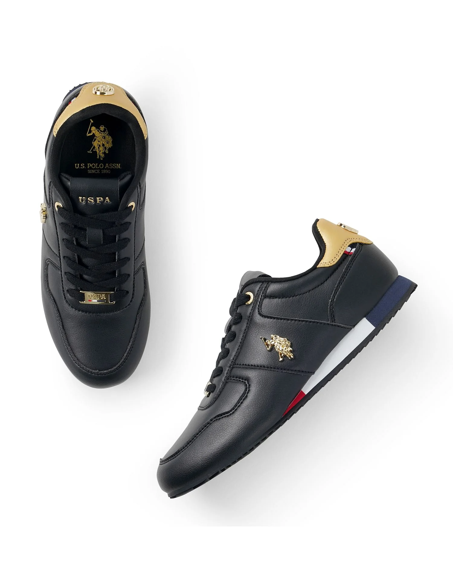Round Toe Solid Sorrento Sneakers - Image 3