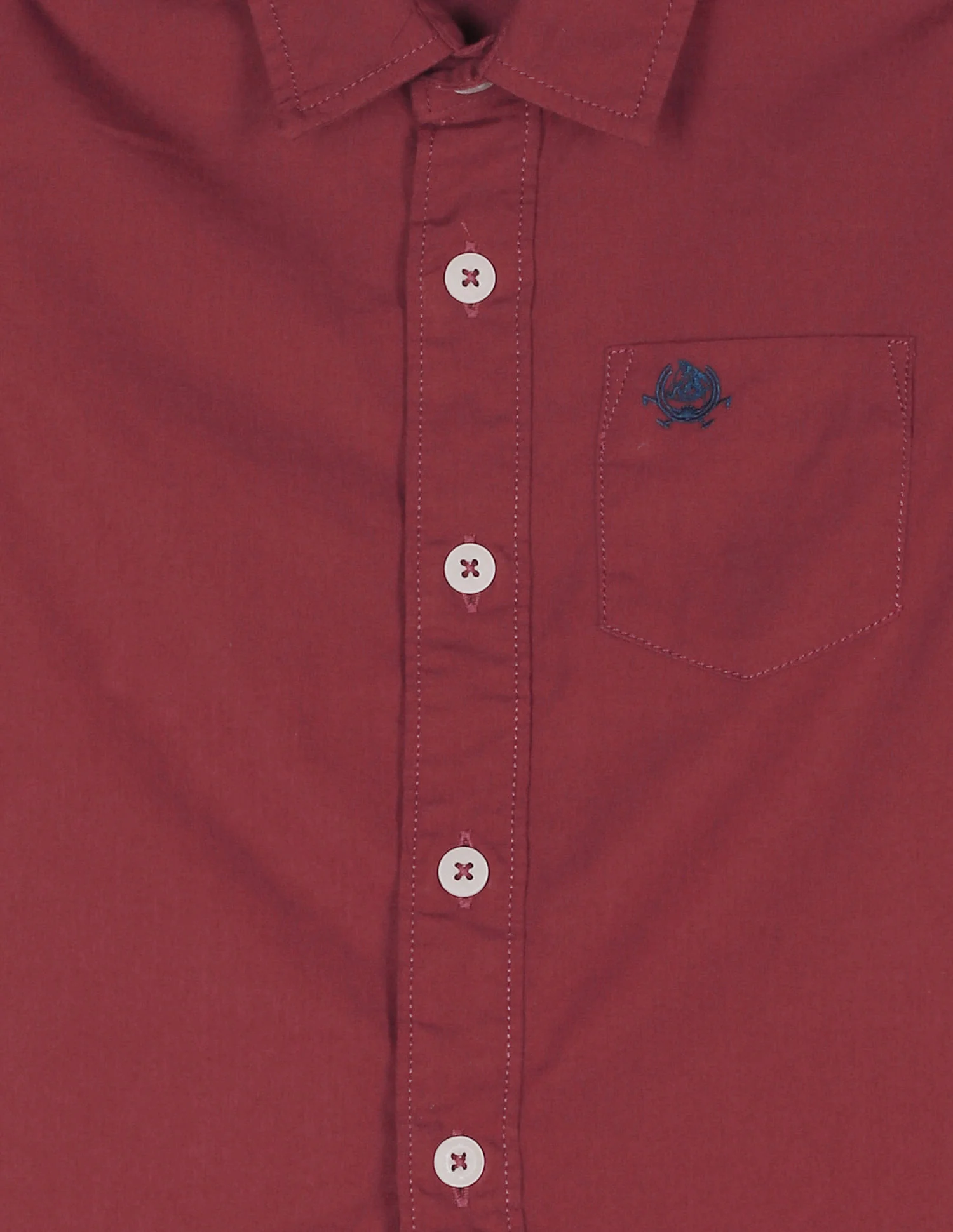 Rounded Cuff Solid Shirt - Image 3
