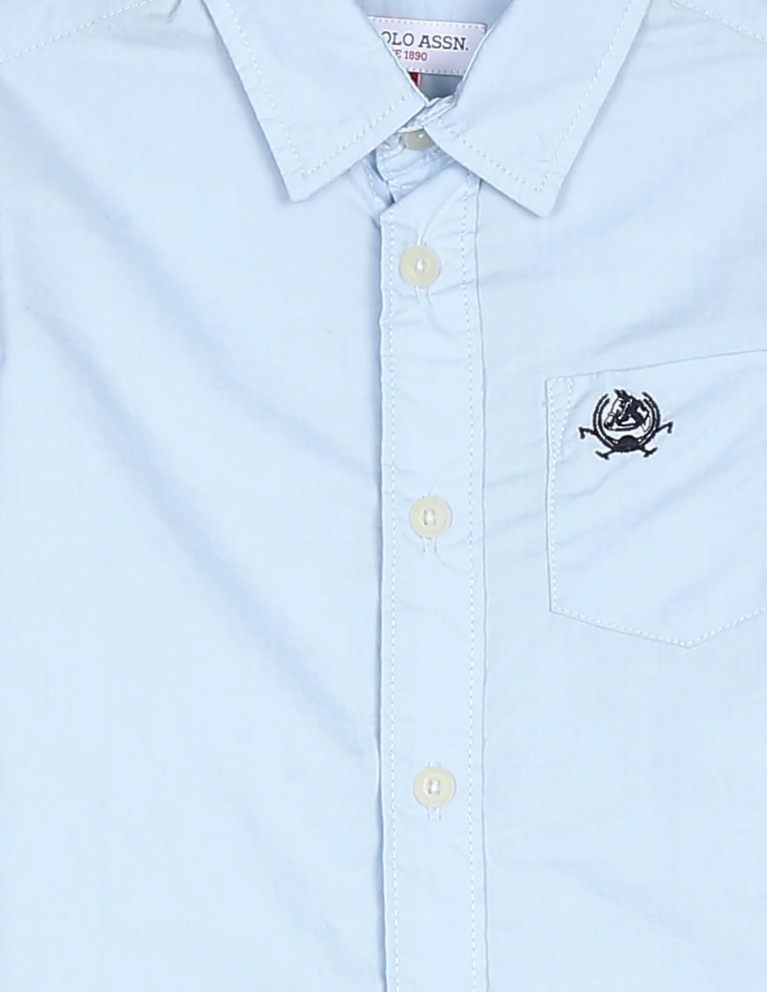Rounded Cuff Solid Shirt - Image 3