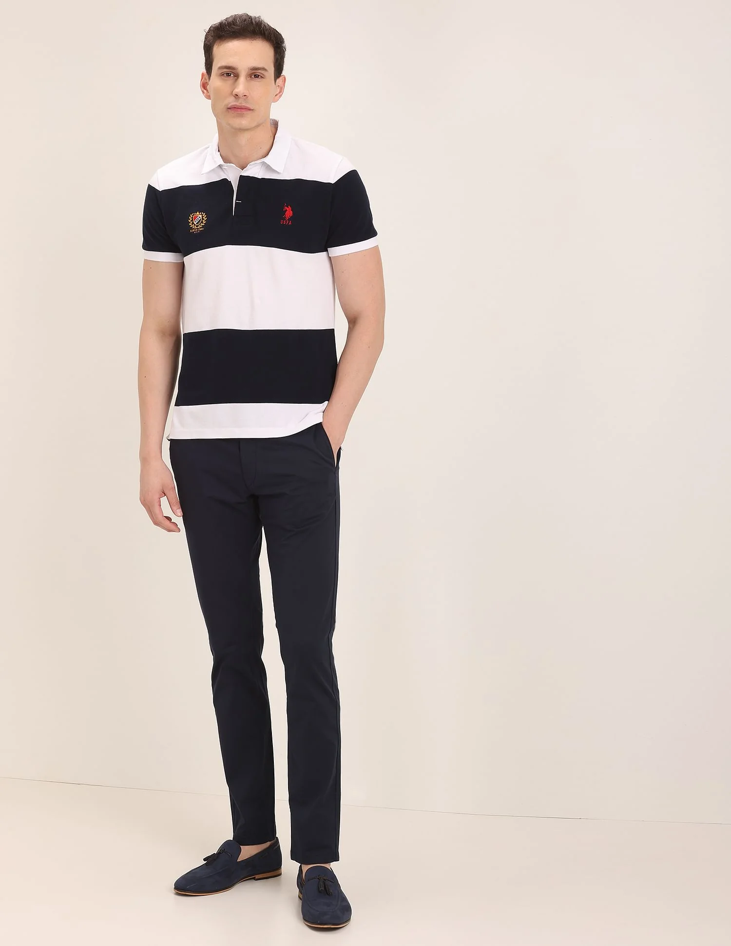 Rugby Stripe Polo Shirt - Image 3