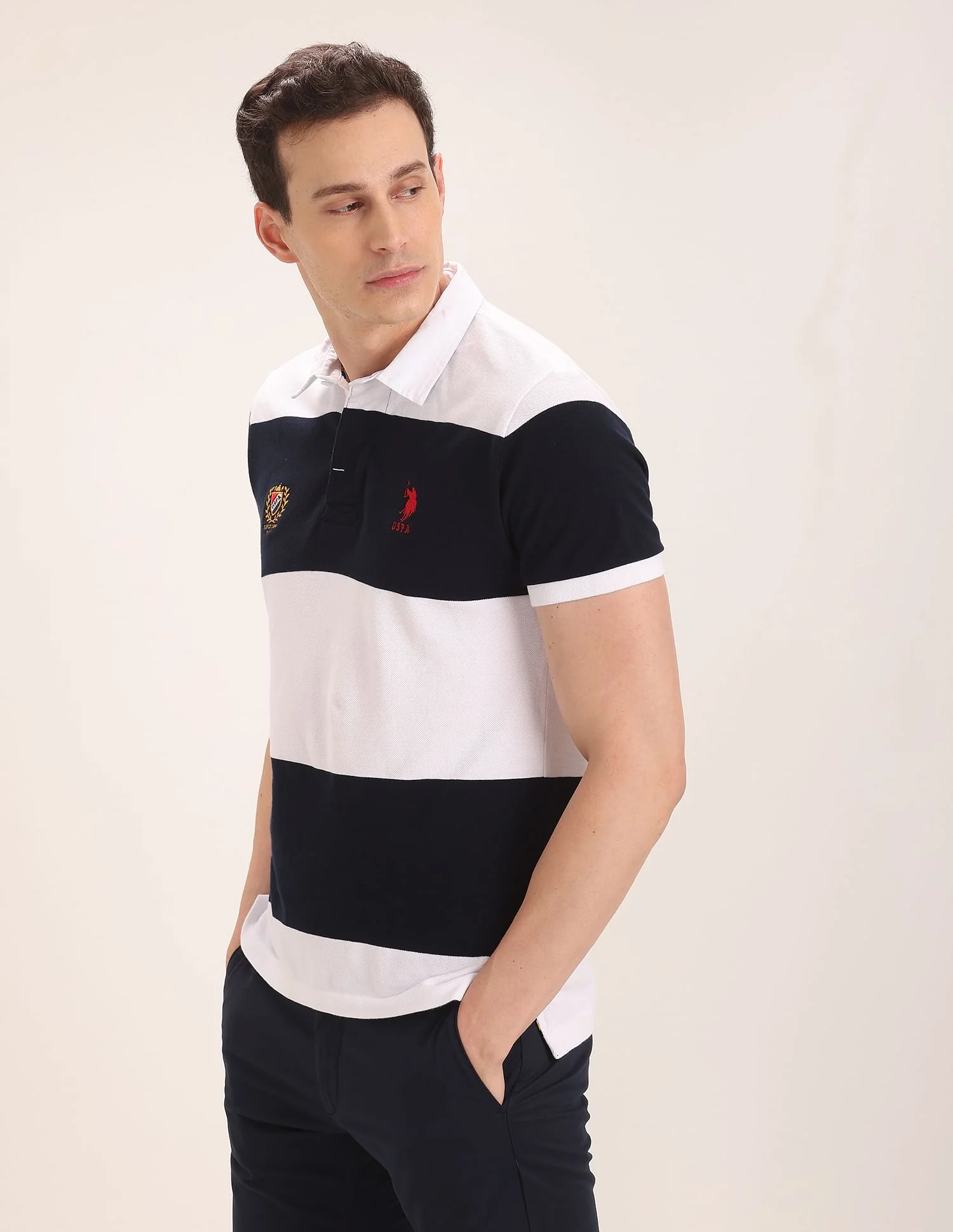 Rugby Stripe Polo Shirt - Image 4