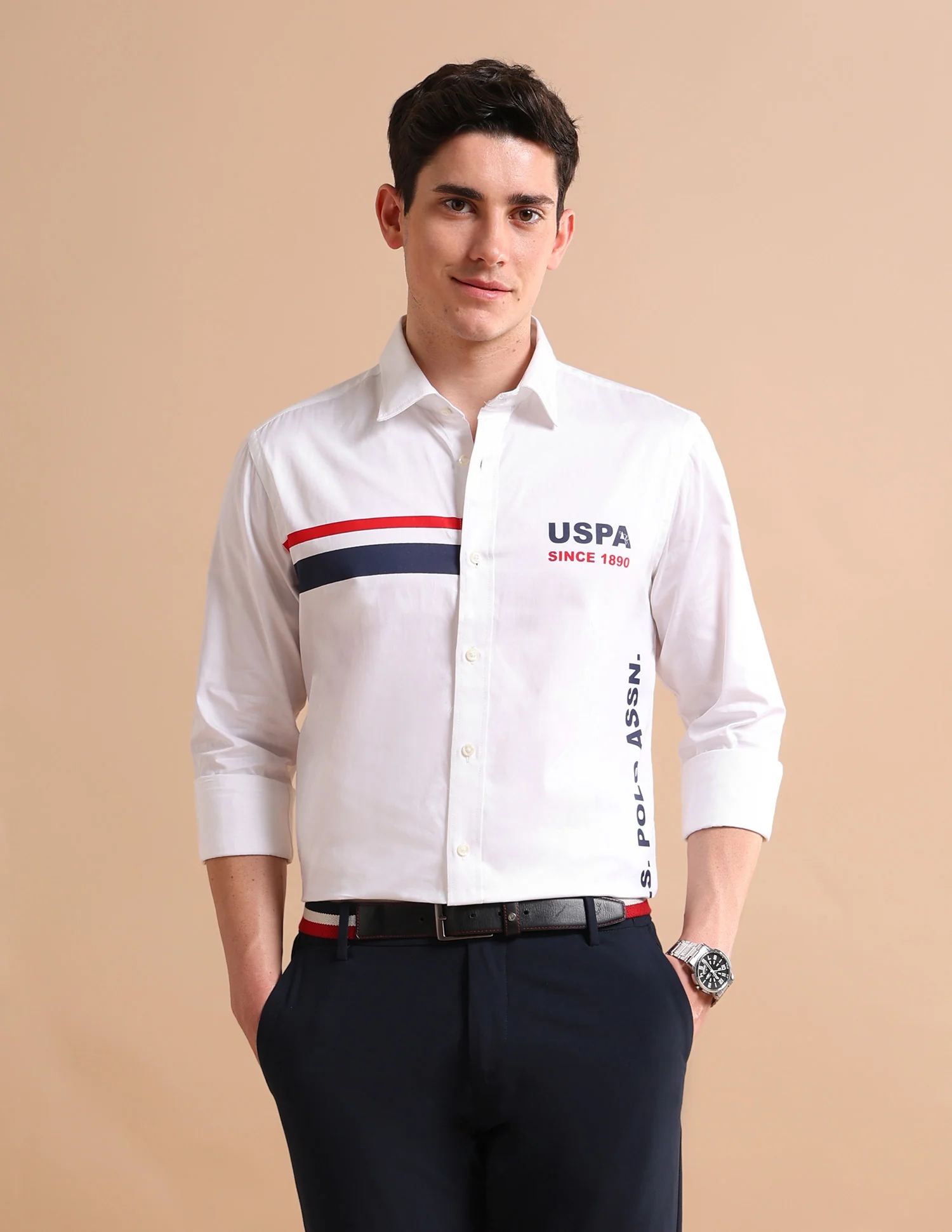 Satin Logo Shirt