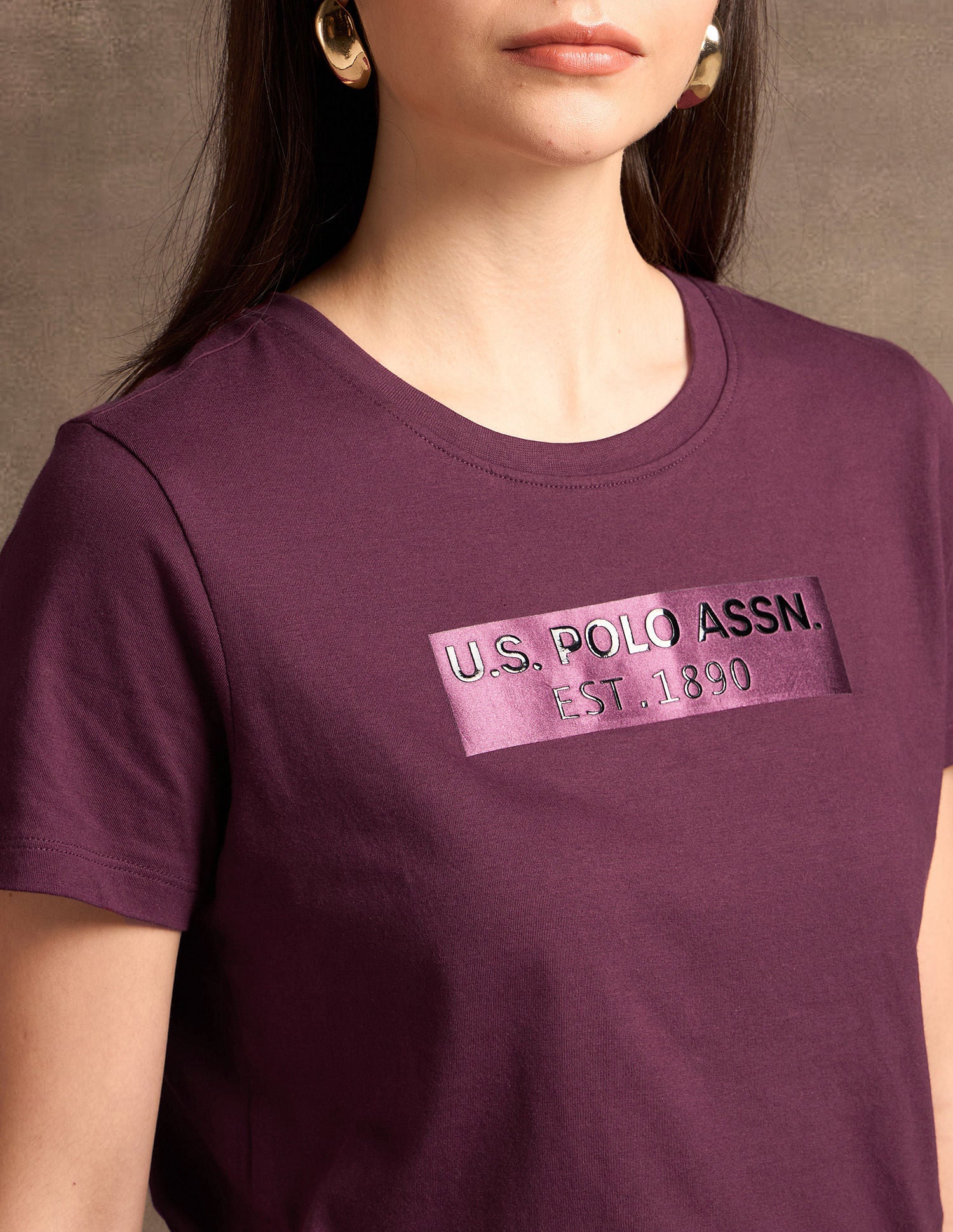 Satin Sticker Print Cotton T-Shirt - Image 7