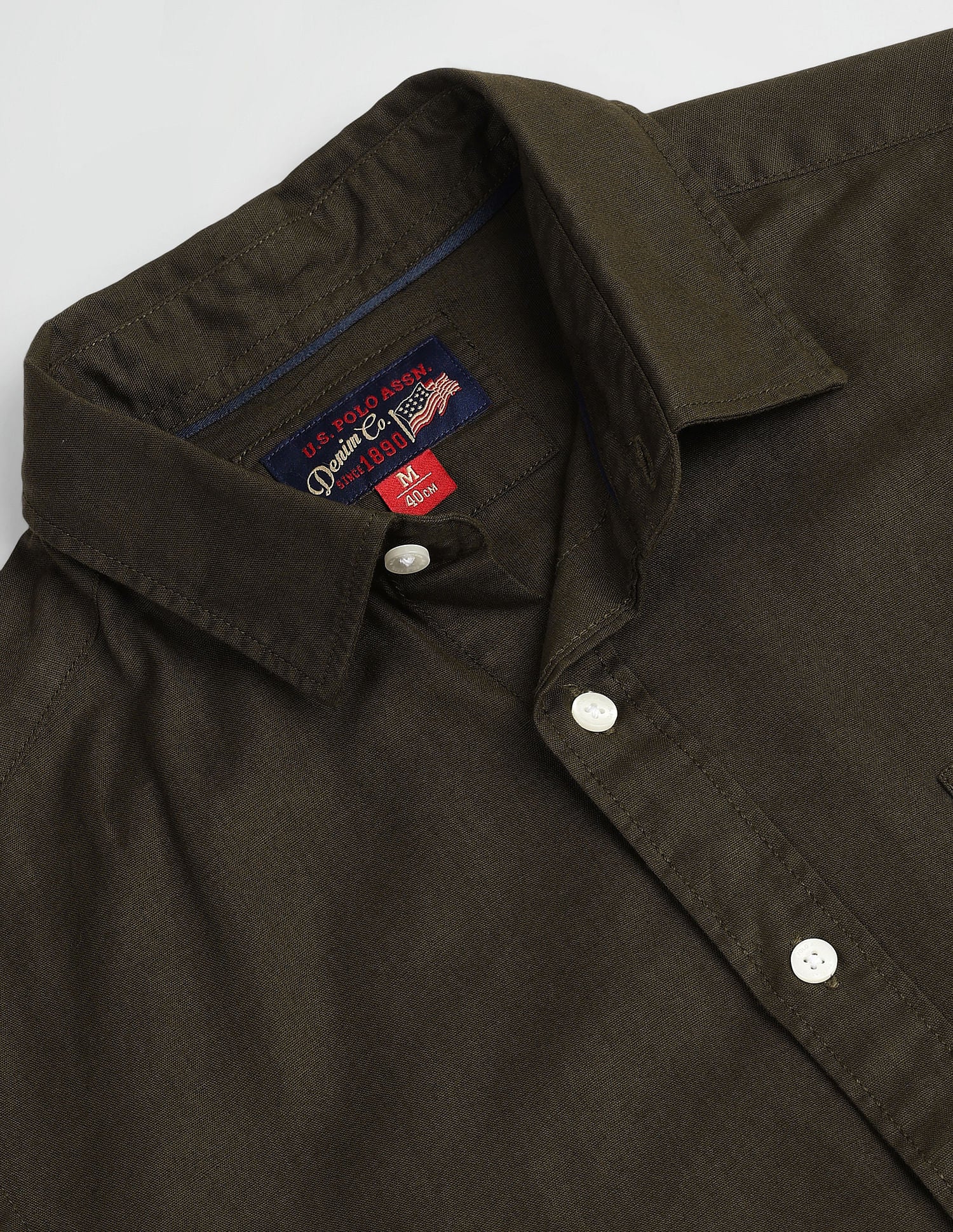 Semi Cutaway Collar Slim Fit Shirt - Image 2