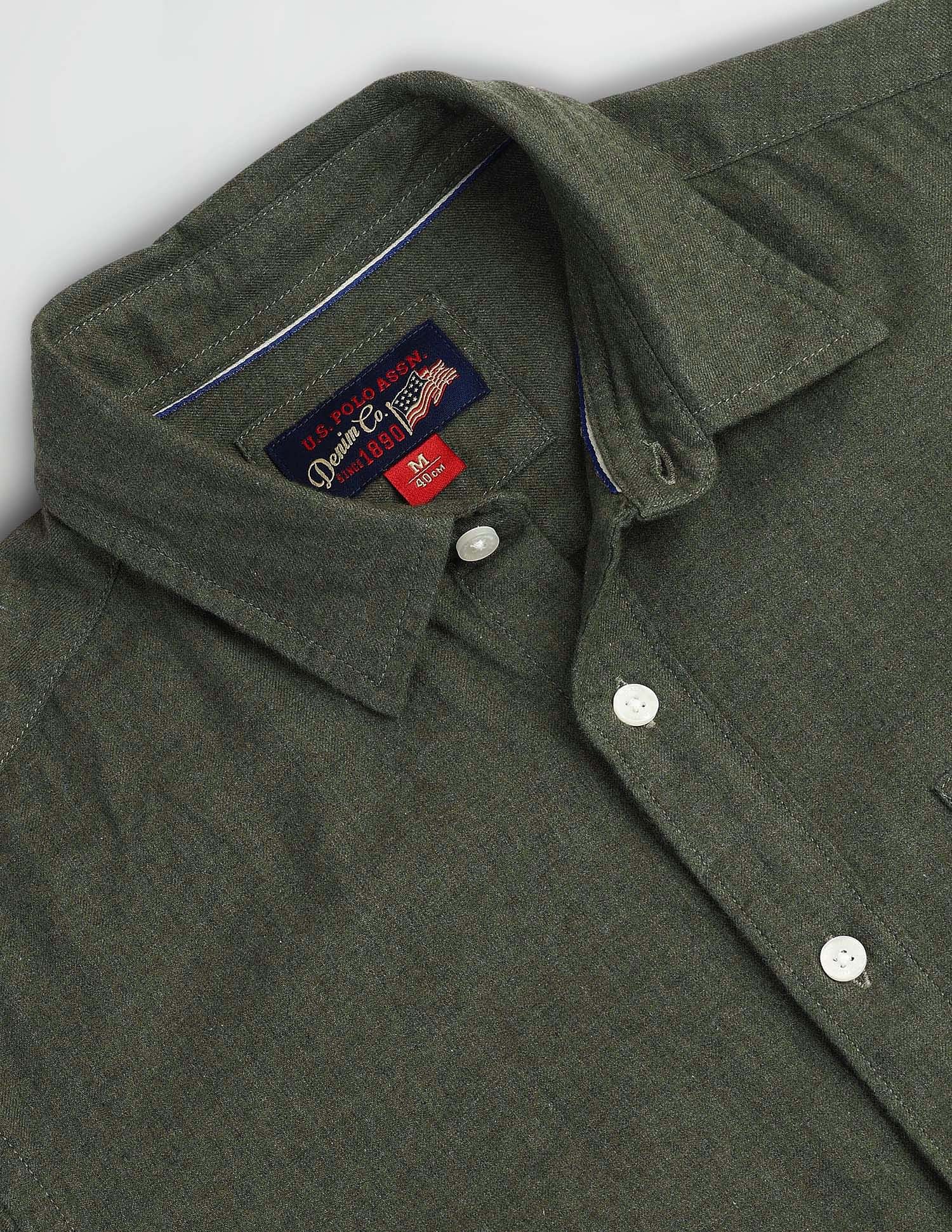 Semi Cutaway Collar Slim Fit Shirt - Image 2