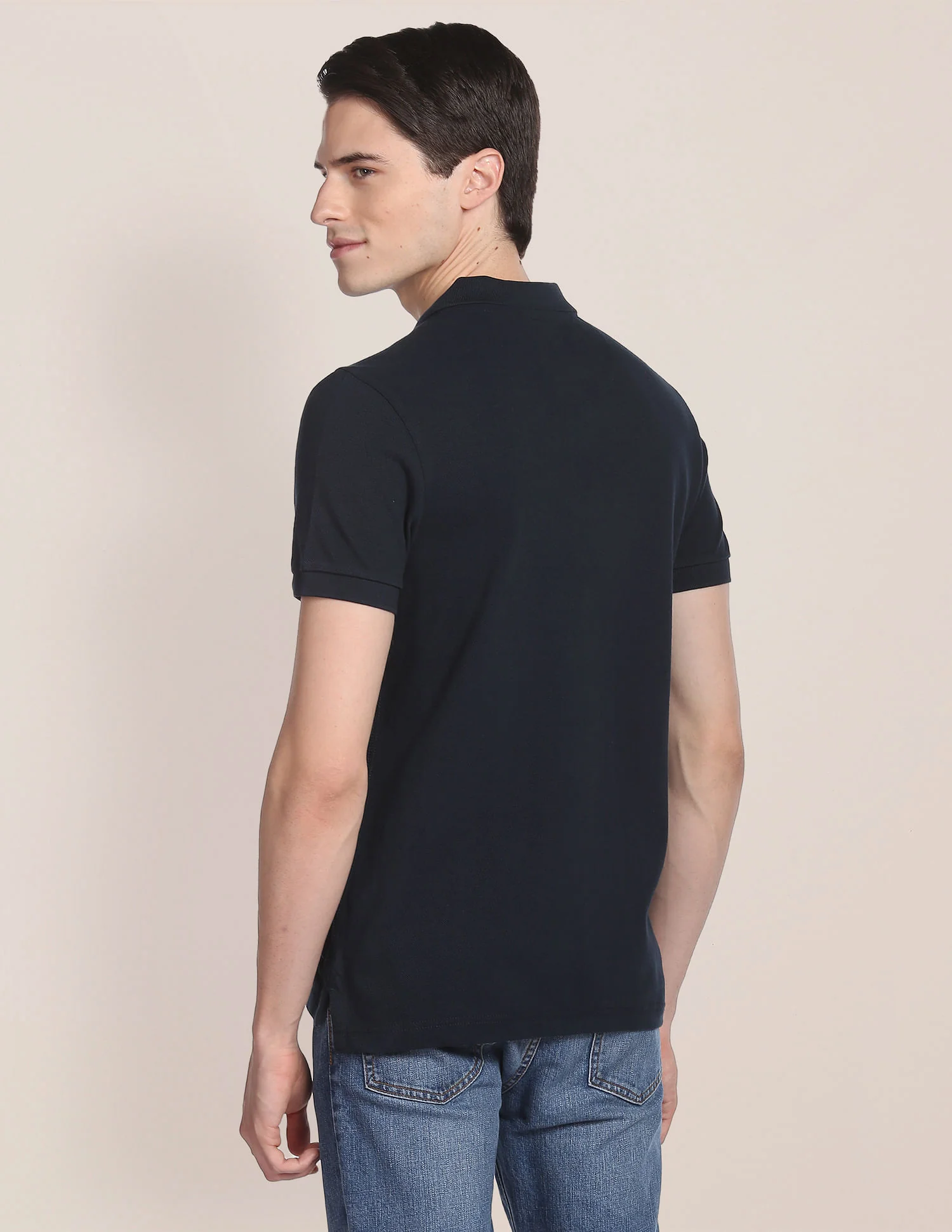 Cotton Solid Polo Shirt - Image 5