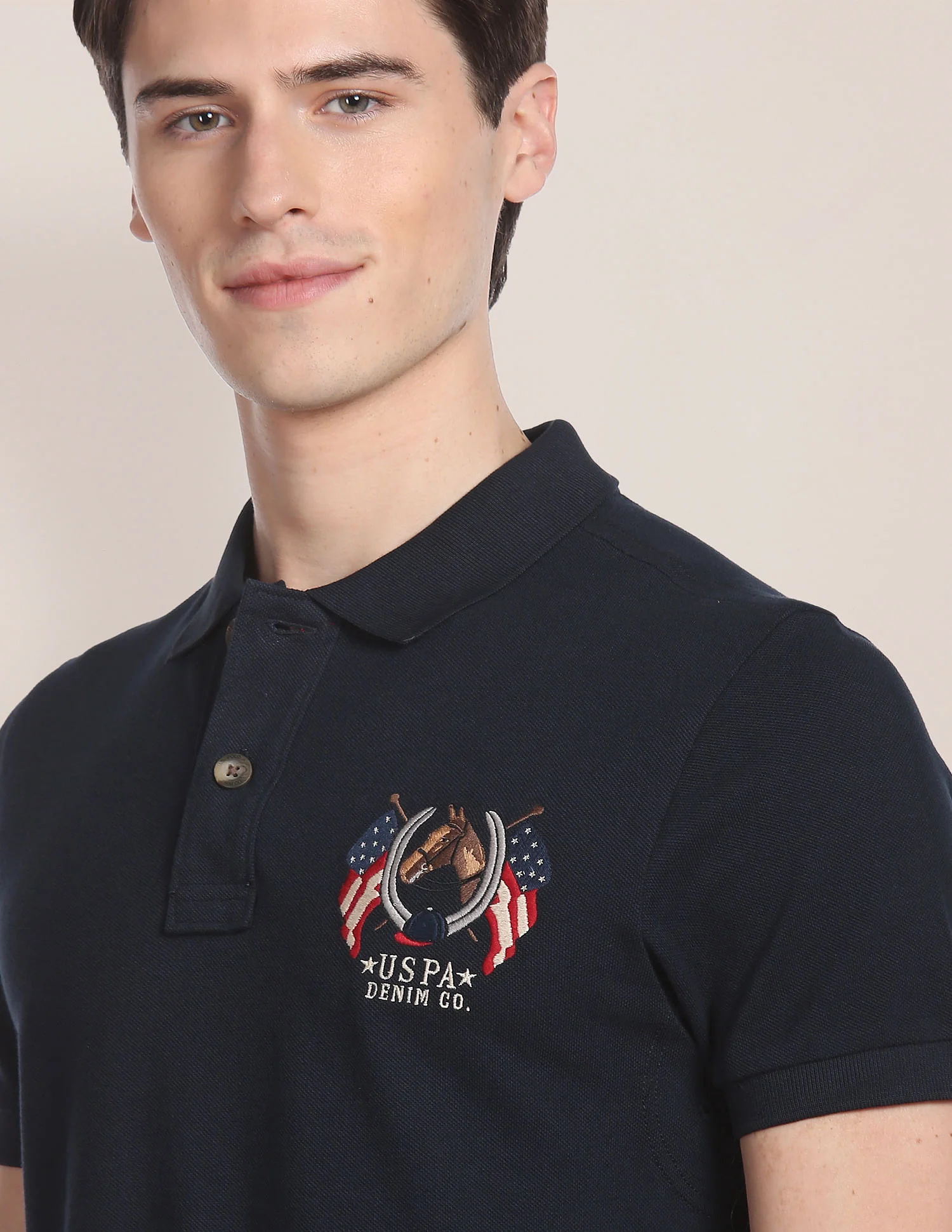 Cotton Solid Polo Shirt - Image 6