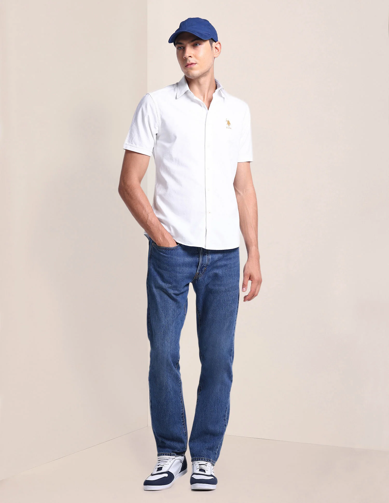 Short Sleeve Solid Shirt - Image 3