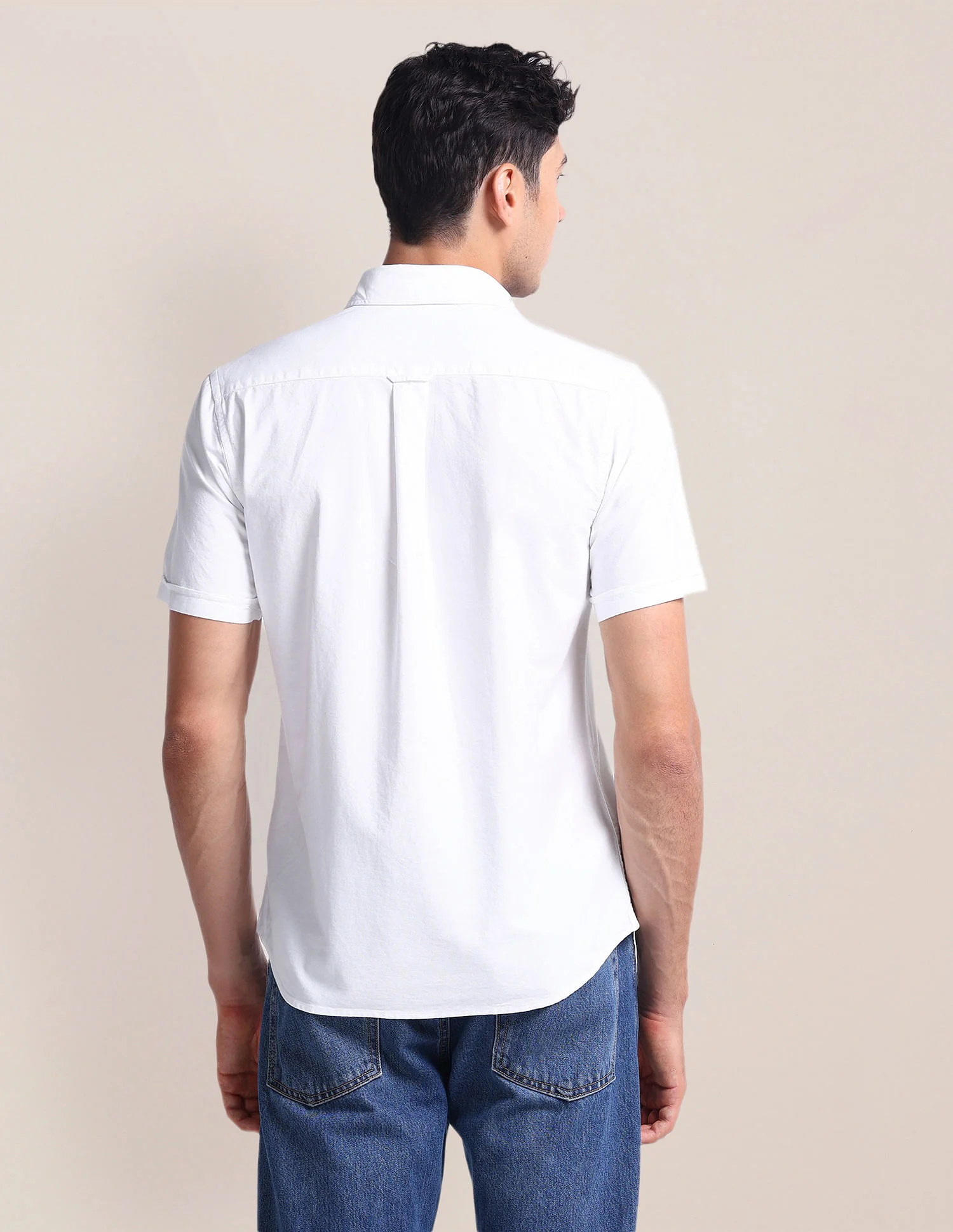 Short Sleeve Solid Shirt - Image 5