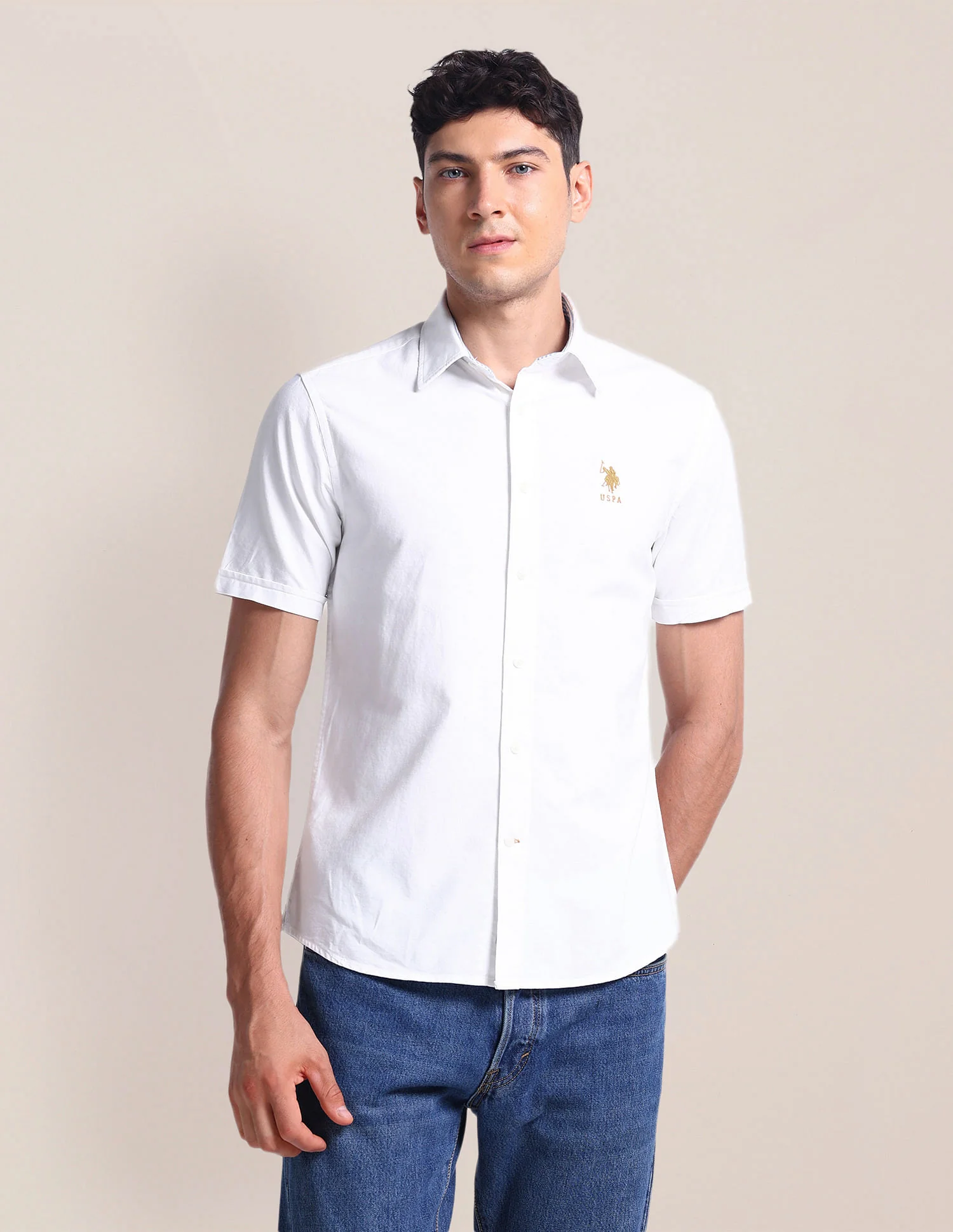 Short Sleeve Solid Shirt - Image 6