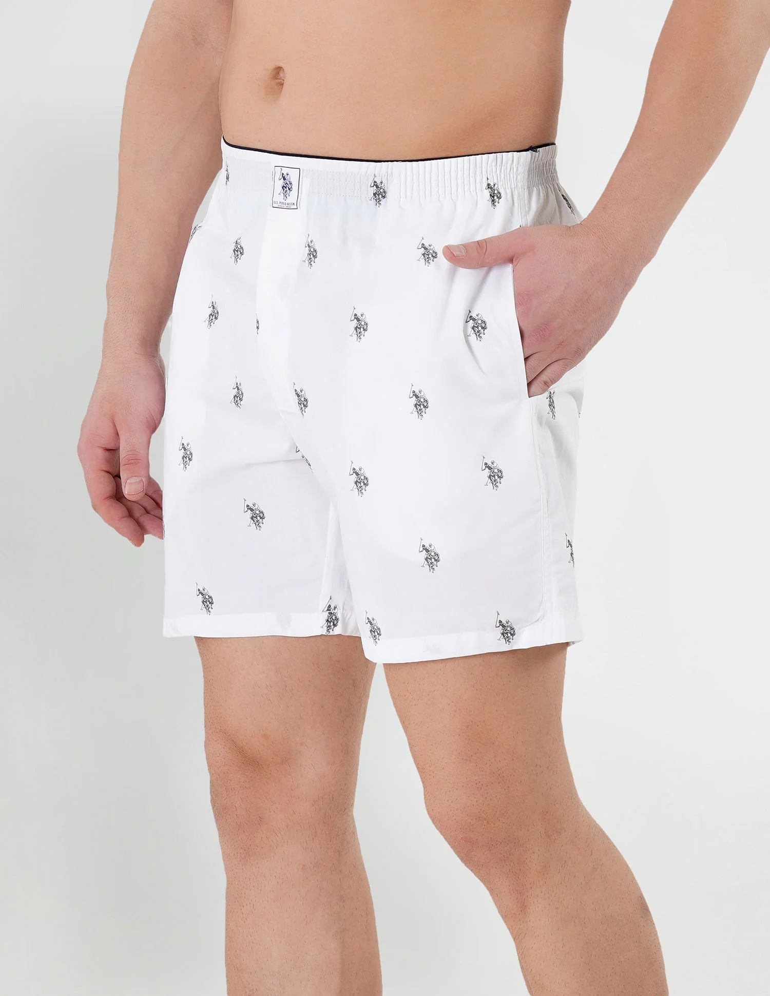 Signature Logo Pure Cotton I021 Boxers - Pack Of 1 - Image 4
