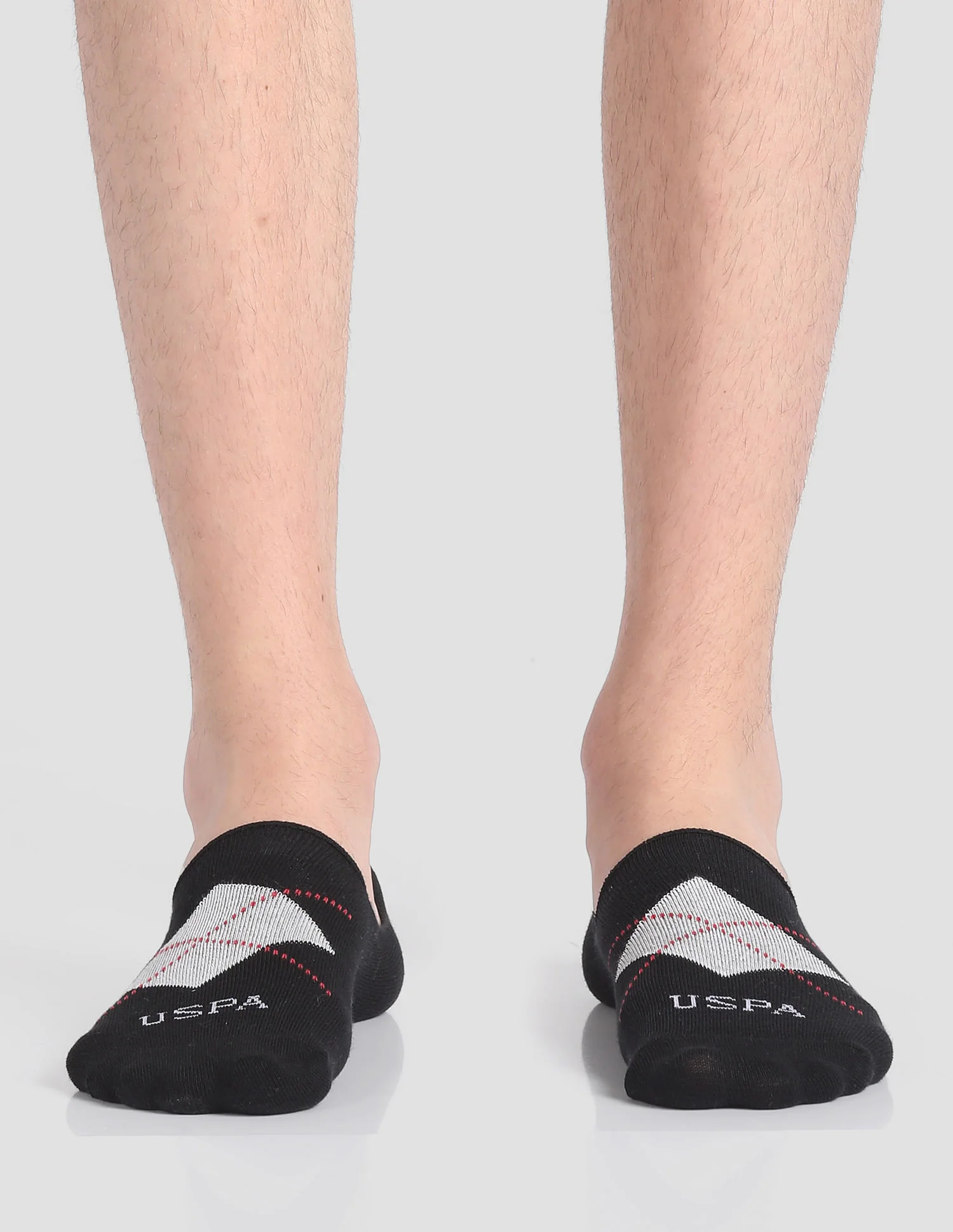 Silicone Grip No Show I646 Socks - Pack Of 3 - Image 3