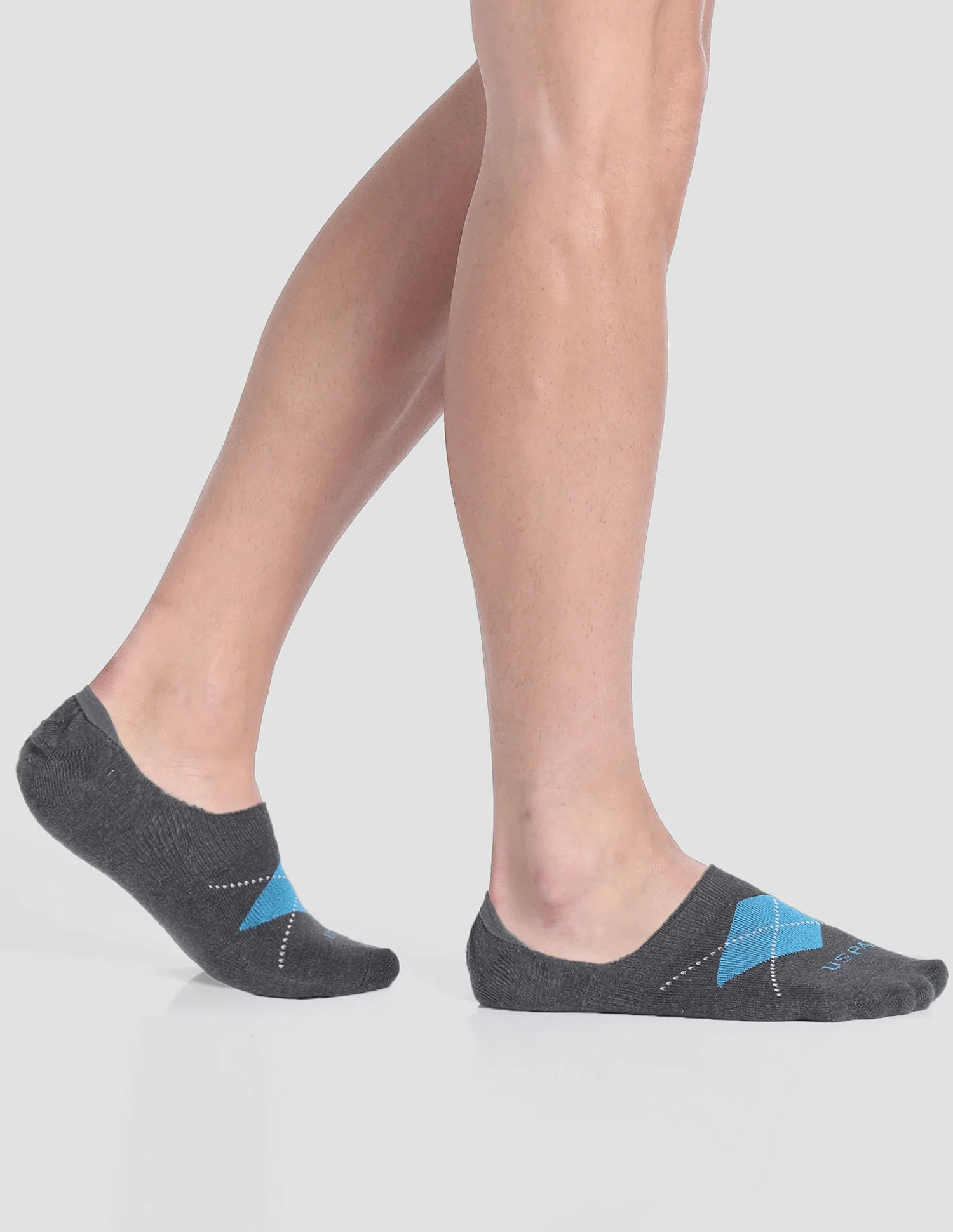 Silicone Grip No Show I646 Socks - Pack Of 3 - Image 5