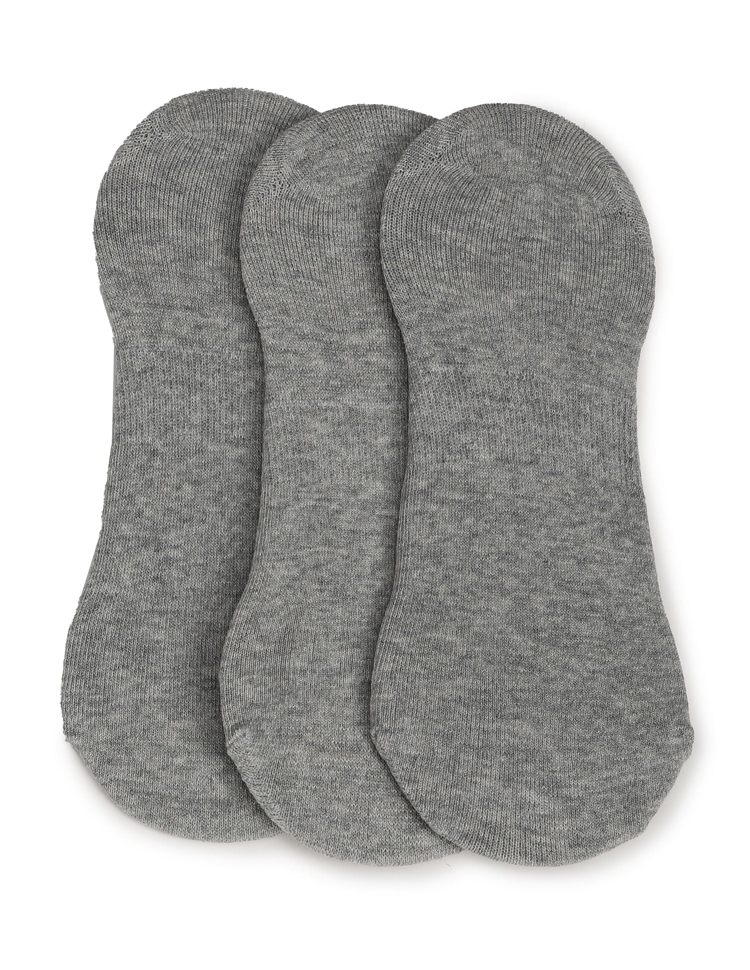 Silicone Grip No Show I646 Socks - Pack Of 3 - Image 2