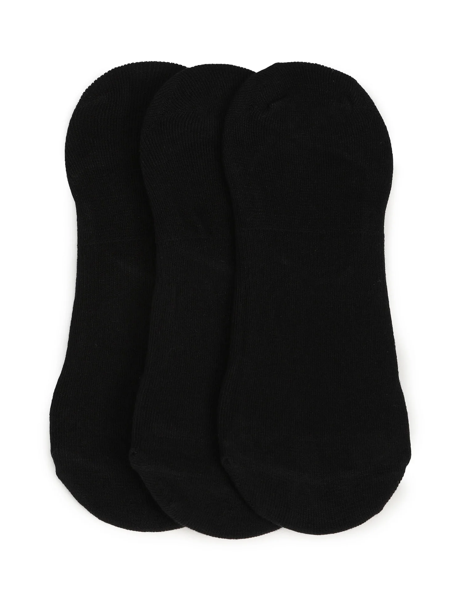 Silicone Grip No Show I646 Socks - Pack Of 3 - Image 2