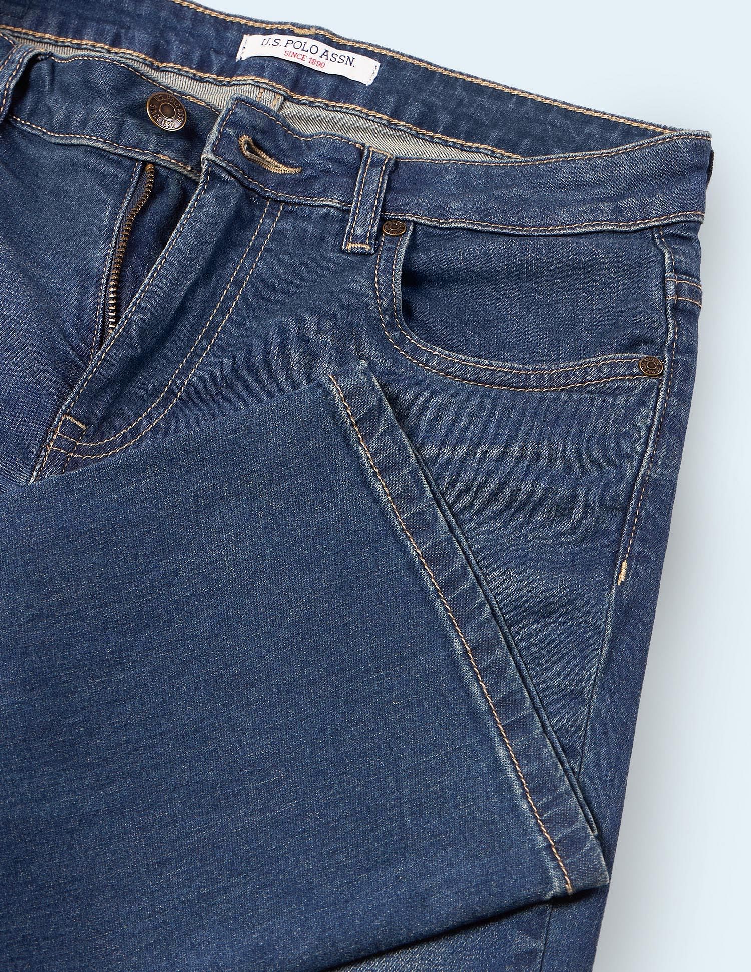 Skinny Bootcut Fit Blue Jeans - Image 2