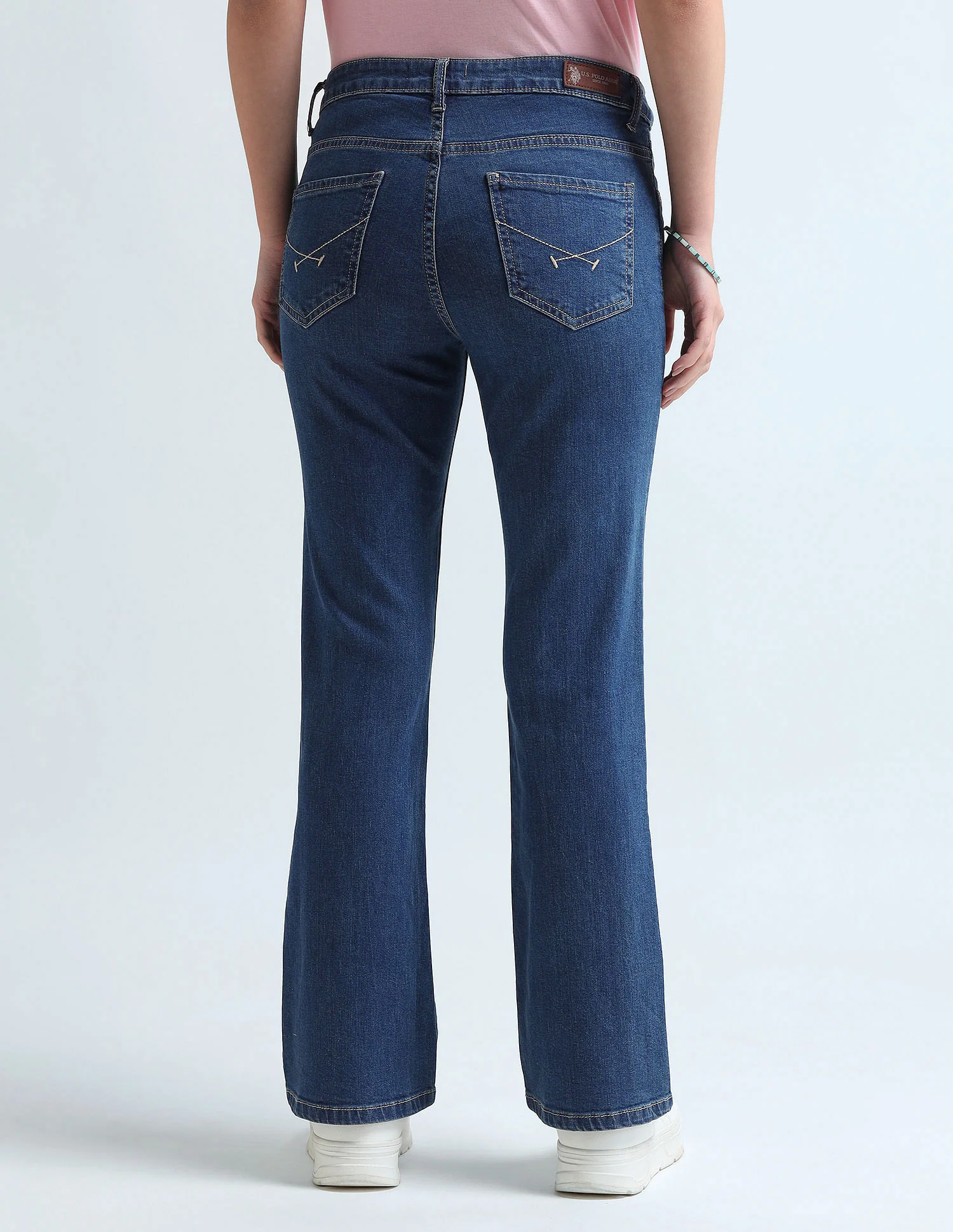Skinny Bootcut Fit Blue Jeans - Image 5