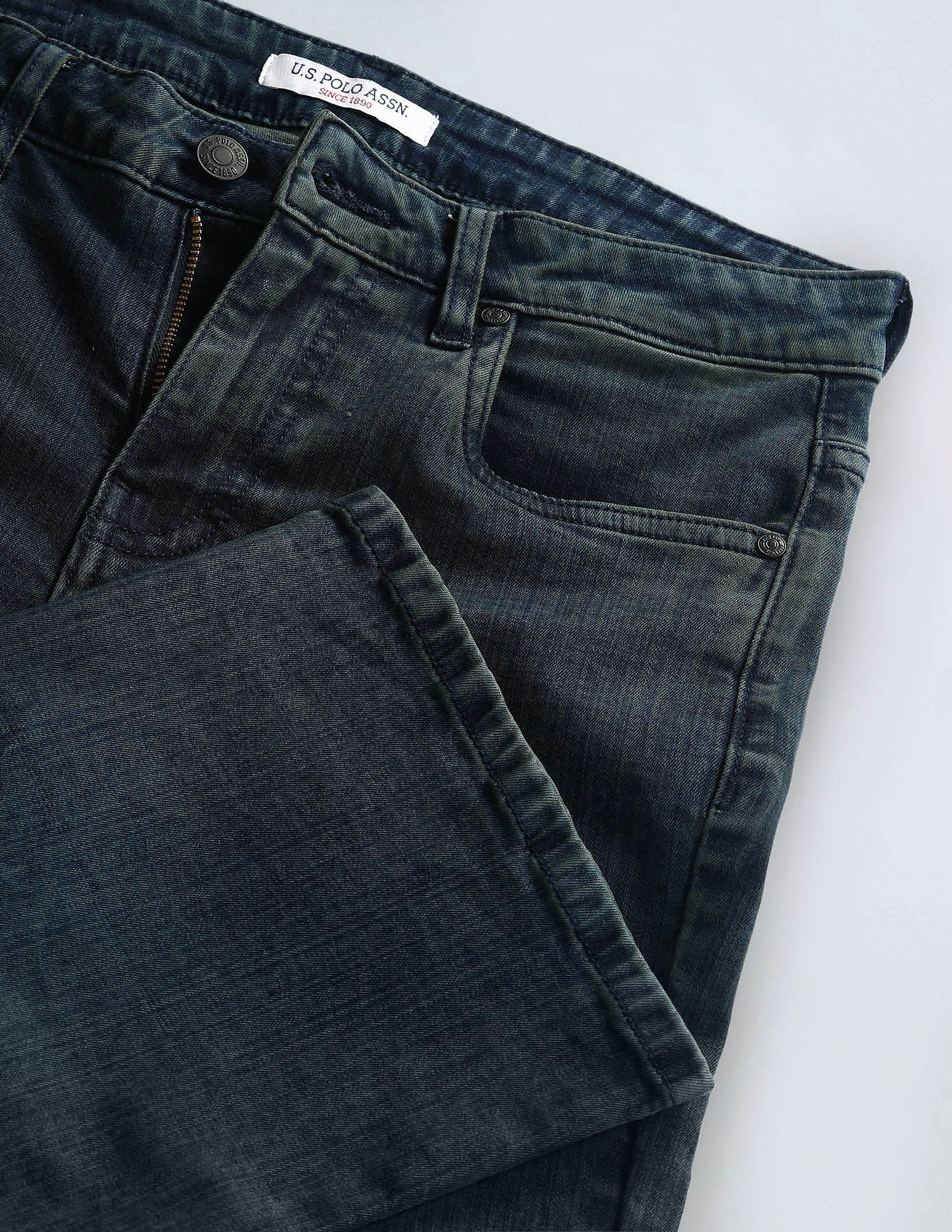 Skinny Bootcut Fit Blue Jeans - Image 2