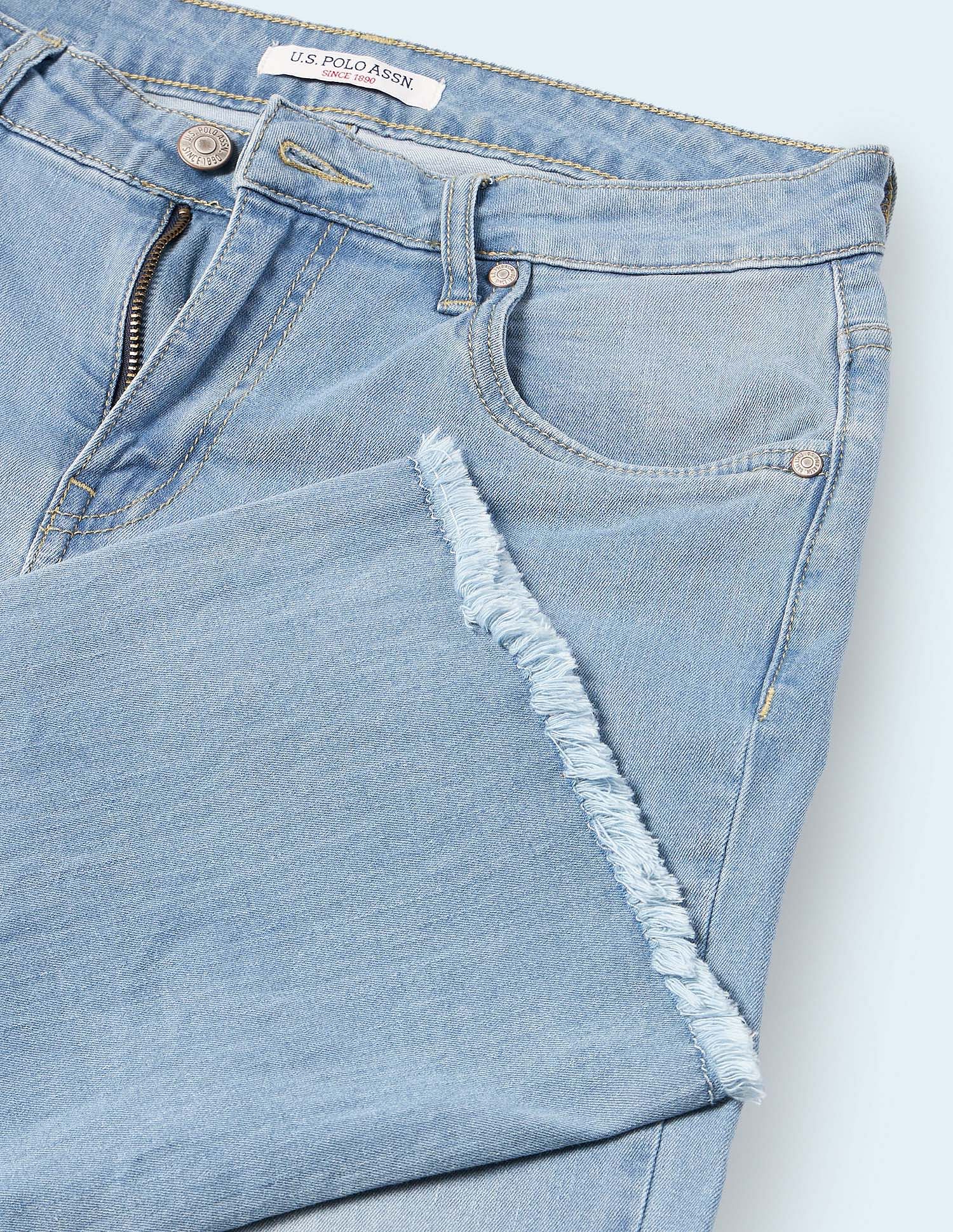 Skinny Bootcut Fit Blue Jeans - Image 2