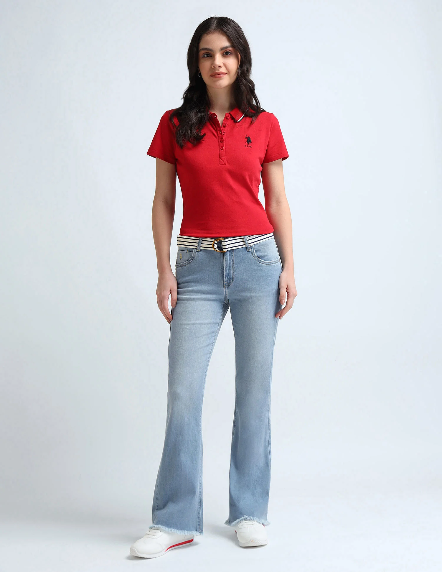 Skinny Bootcut Fit Blue Jeans - Image 3