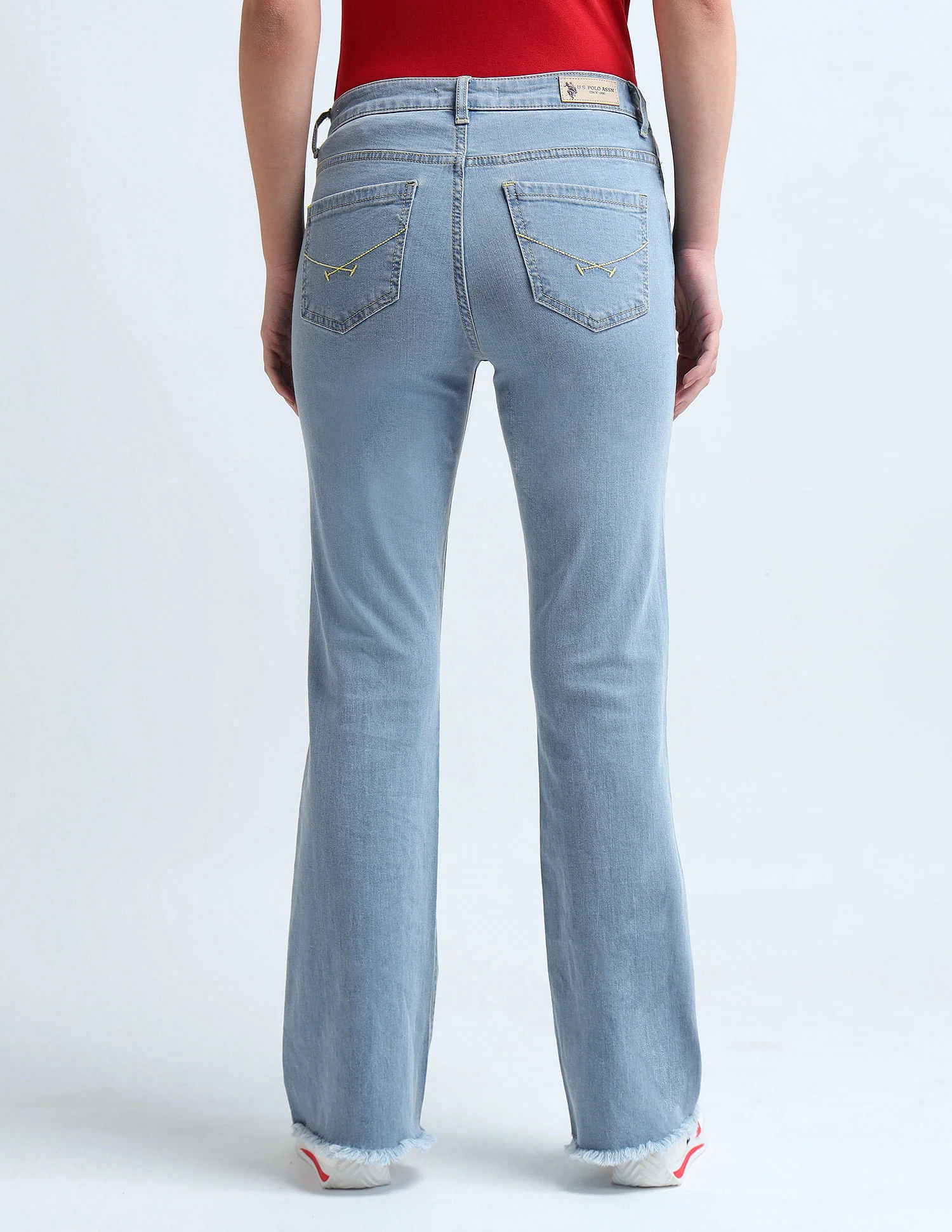 Skinny Bootcut Fit Blue Jeans - Image 5