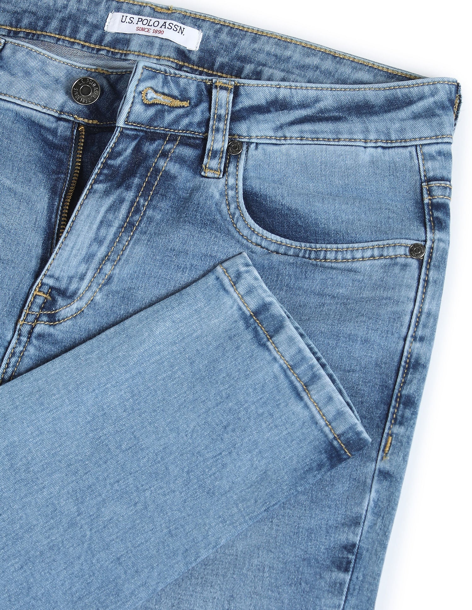Skinny Fit Rinsed Jeans - Image 2