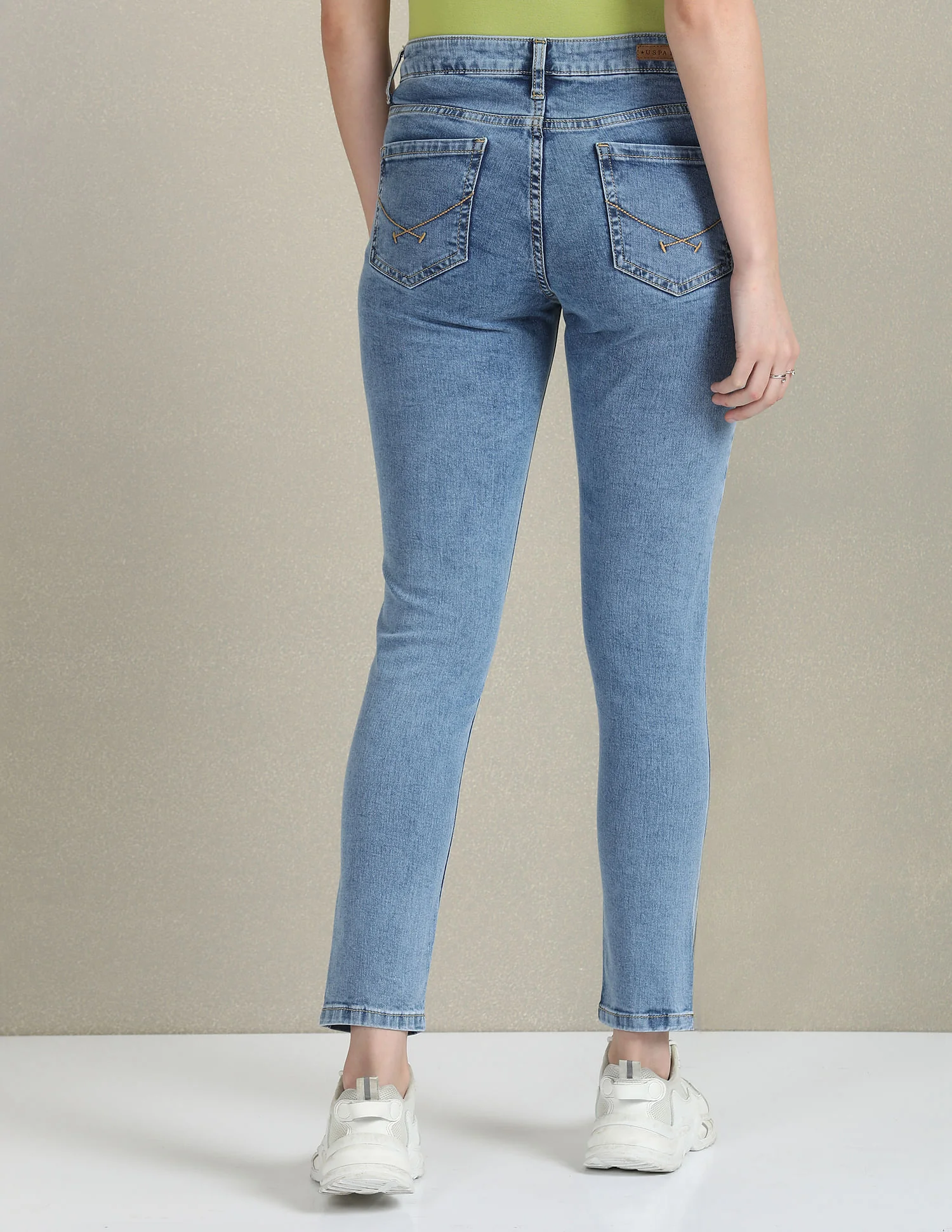 Skinny Fit Rinsed Jeans - Image 5
