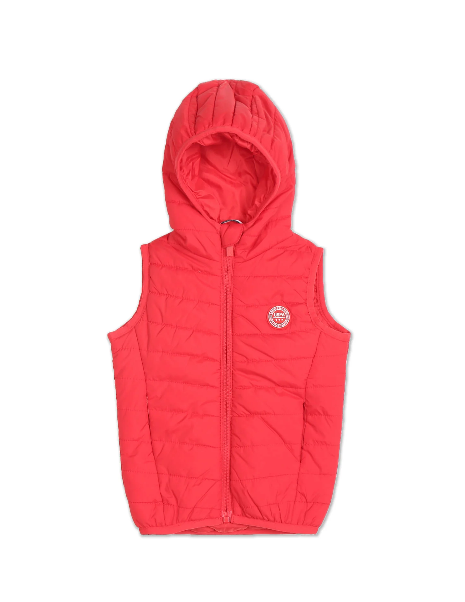Sleeveless Hood Puffer Jacket
