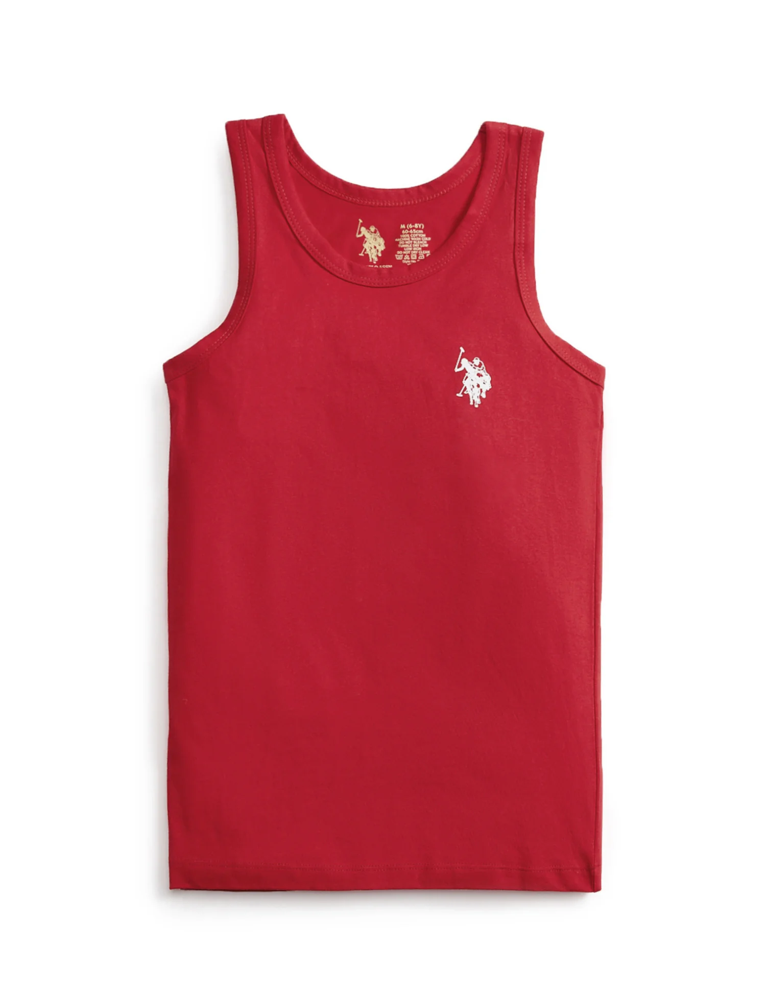 Sleeveless Solid EKV02 Cotton Vest - Pack Of 2 - Image 7