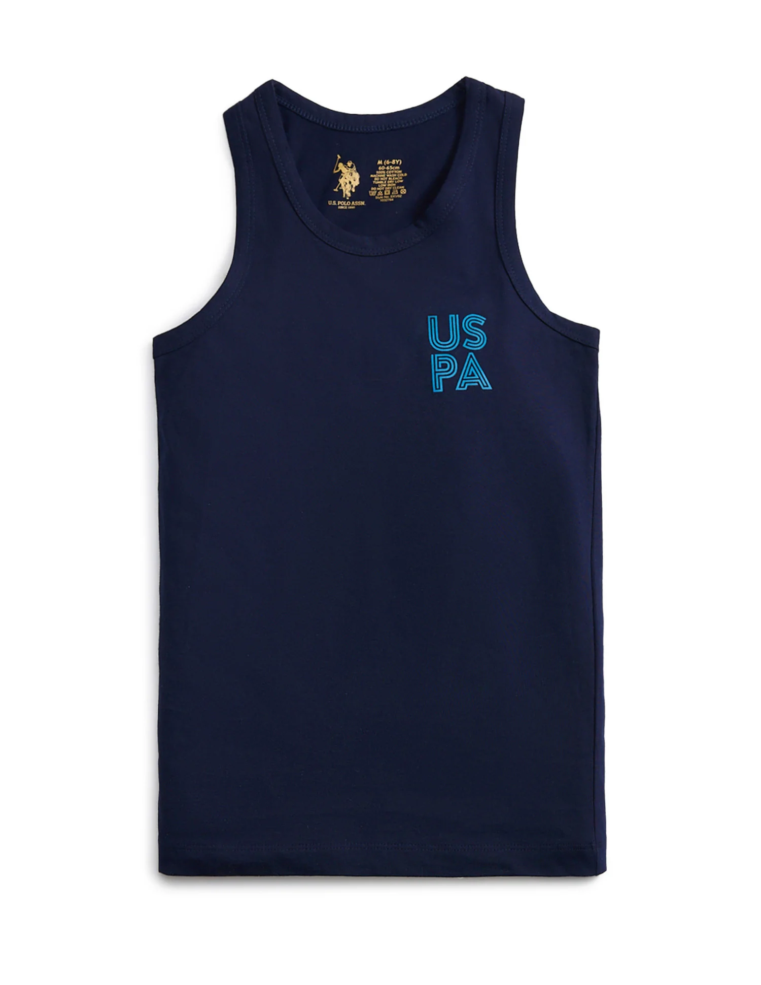 Sleeveless Solid EKV02 Cotton Vest - Pack Of 2 - Image 6