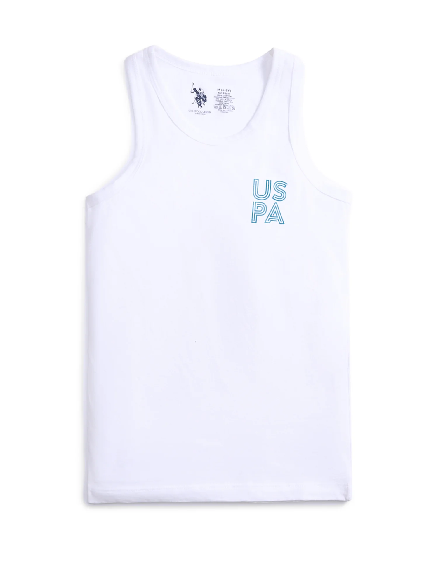 Sleeveless Solid EKV02 Cotton Vest - Pack Of 2 - Image 7