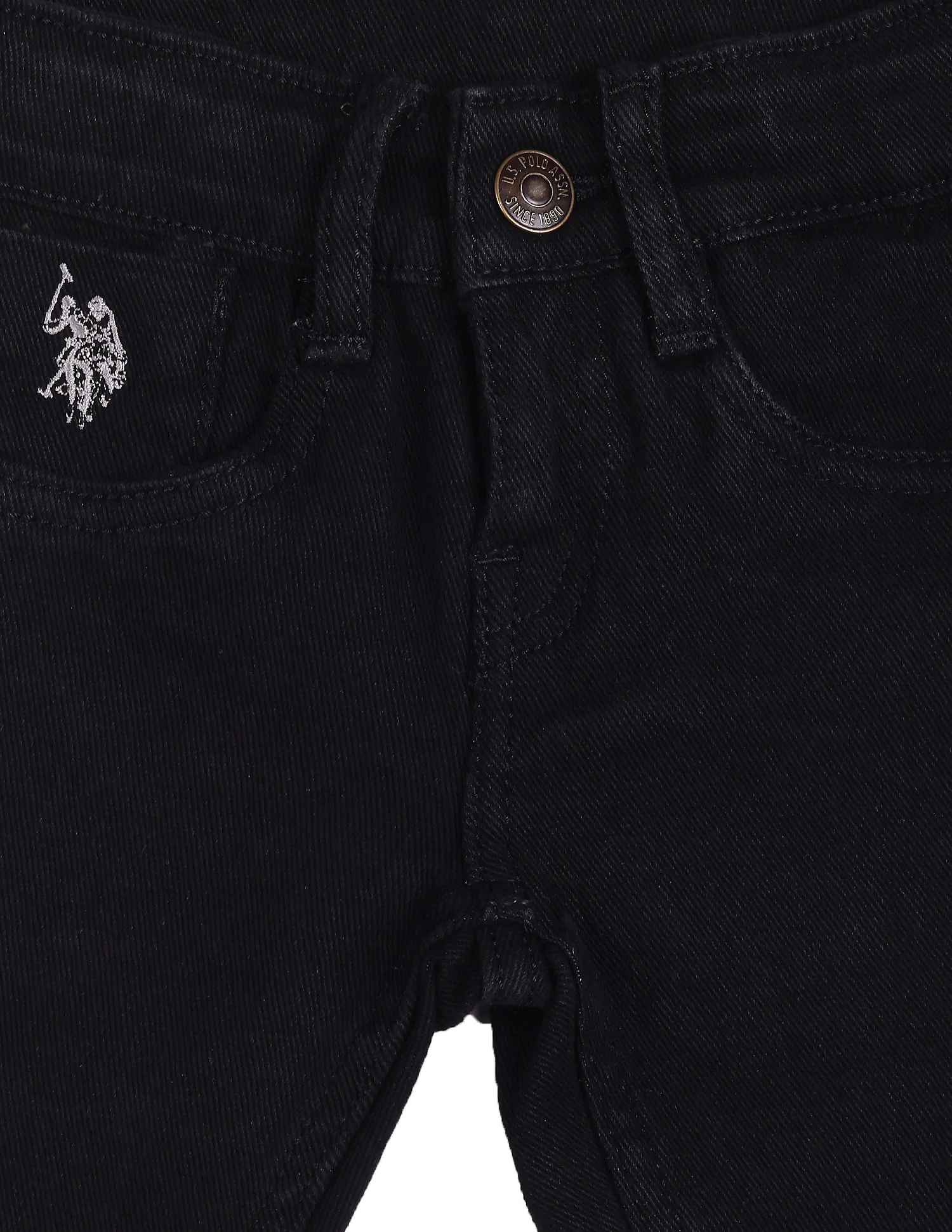 Slim Fit Black Jeans - Image 3
