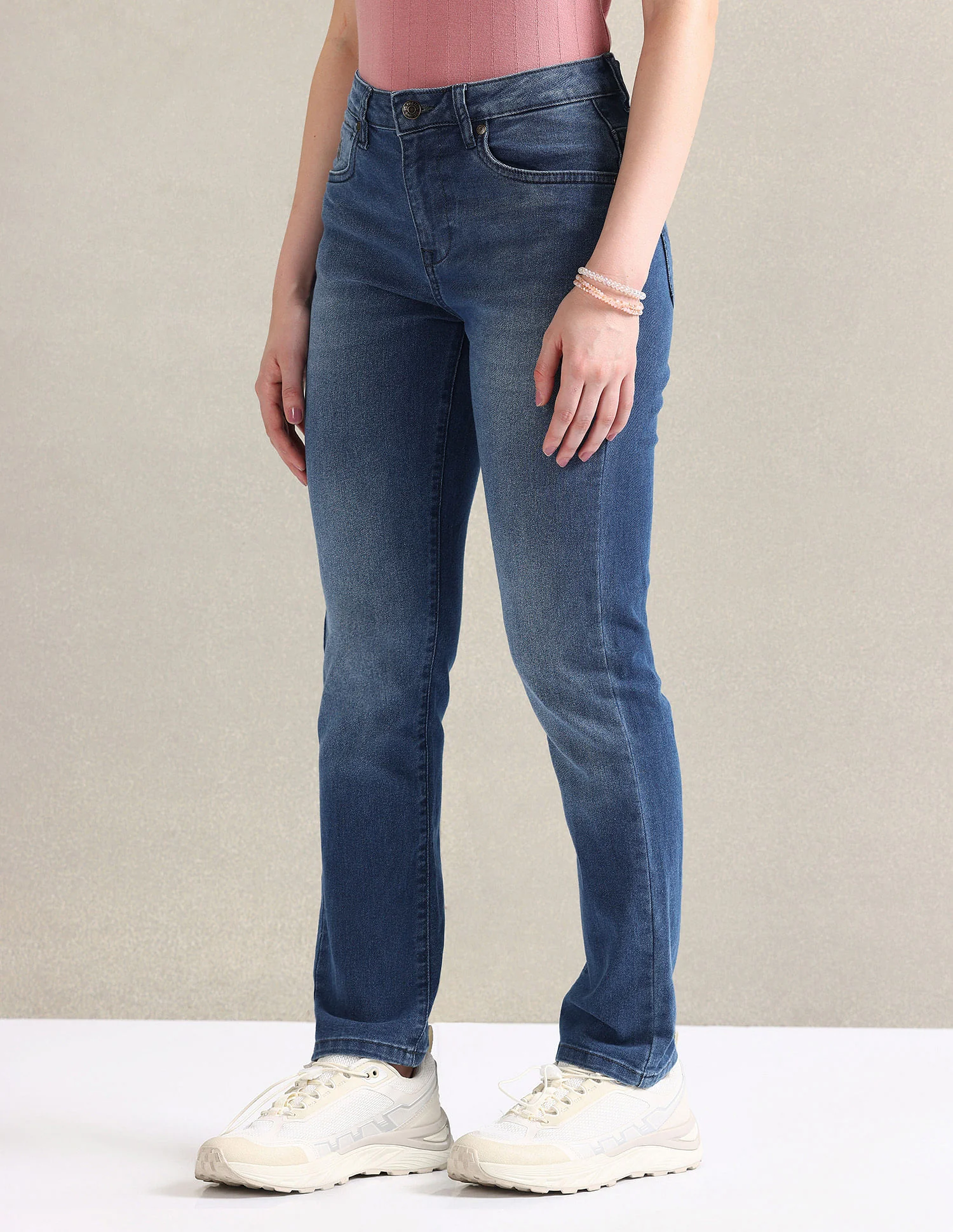 Slim Fit Blue Jeans - Image 4