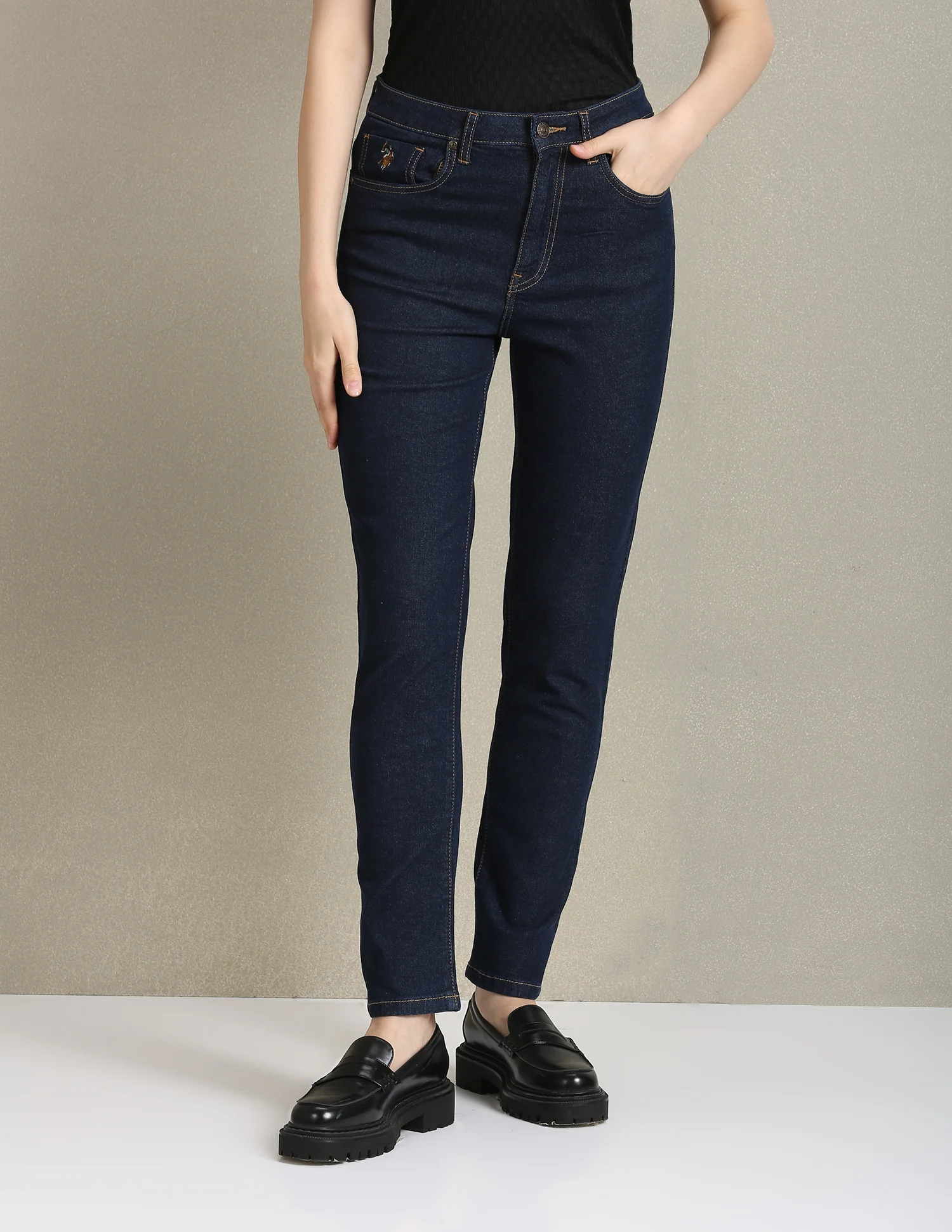 Slim Fit Blue Jeans - Image 3