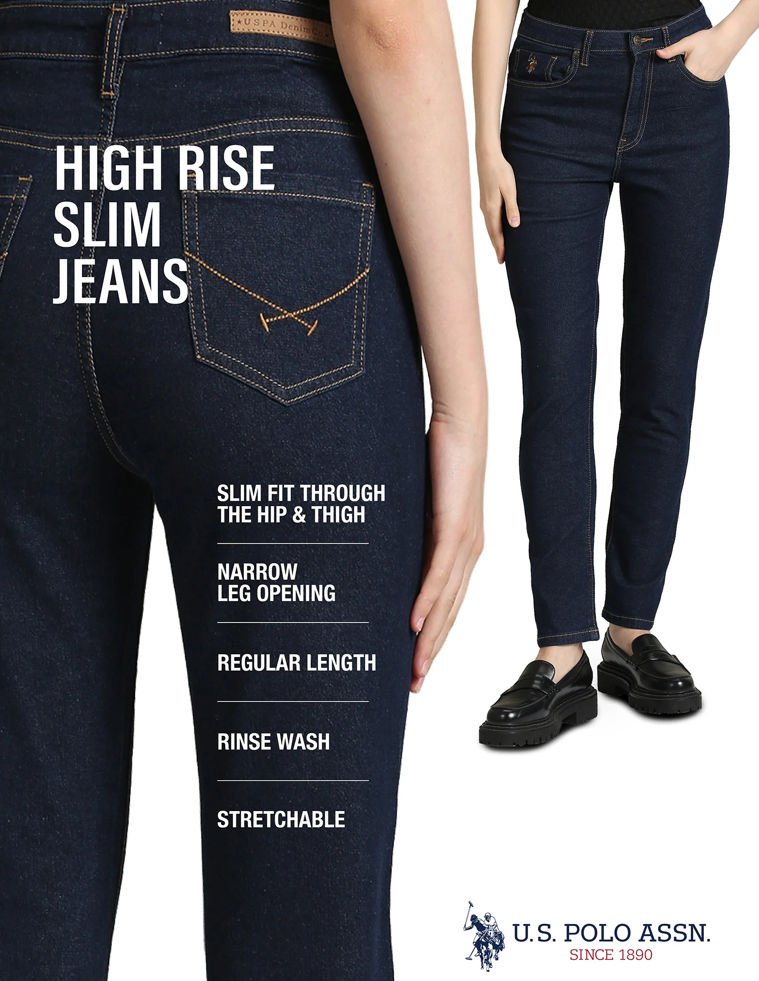 Slim Fit Blue Jeans - Image 9