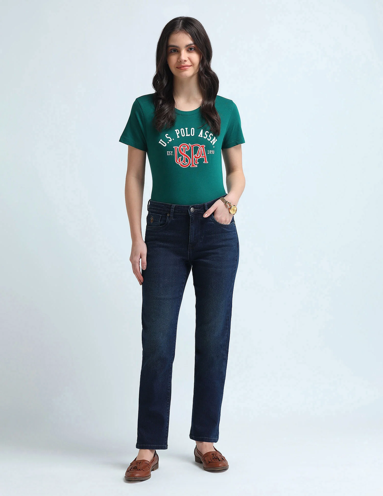 Slim Fit Blue Jeans - Image 3