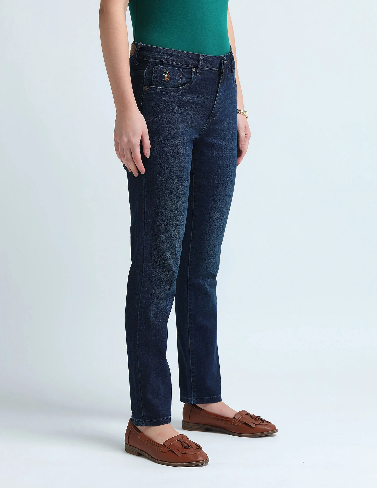 Slim Fit Blue Jeans - Image 4