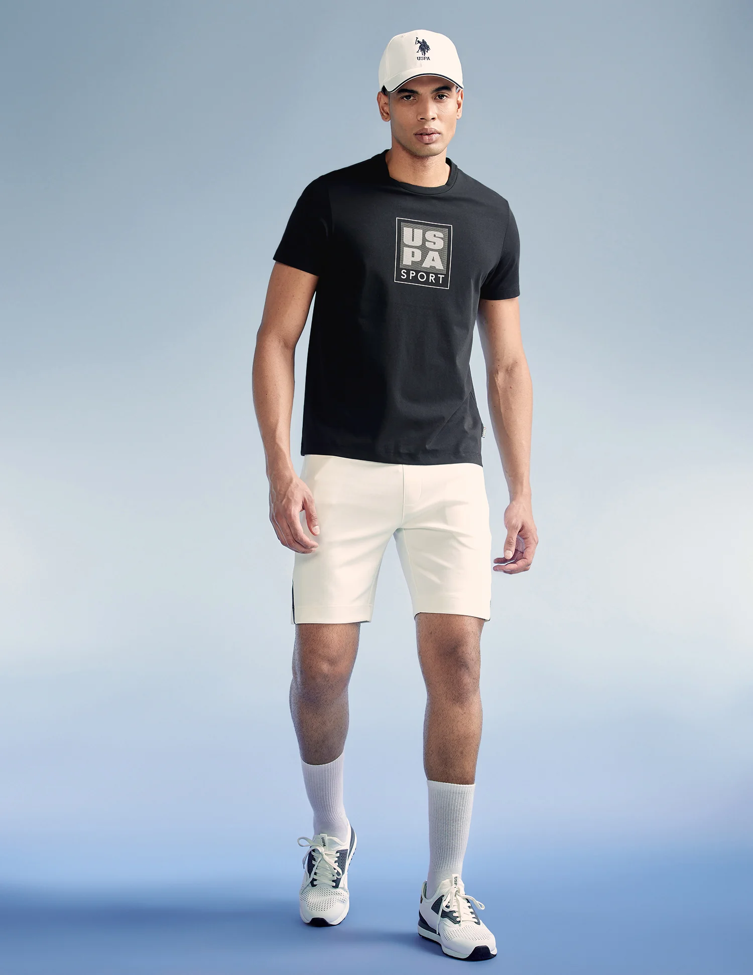 Slim Fit Brand Print Active T-Shirt