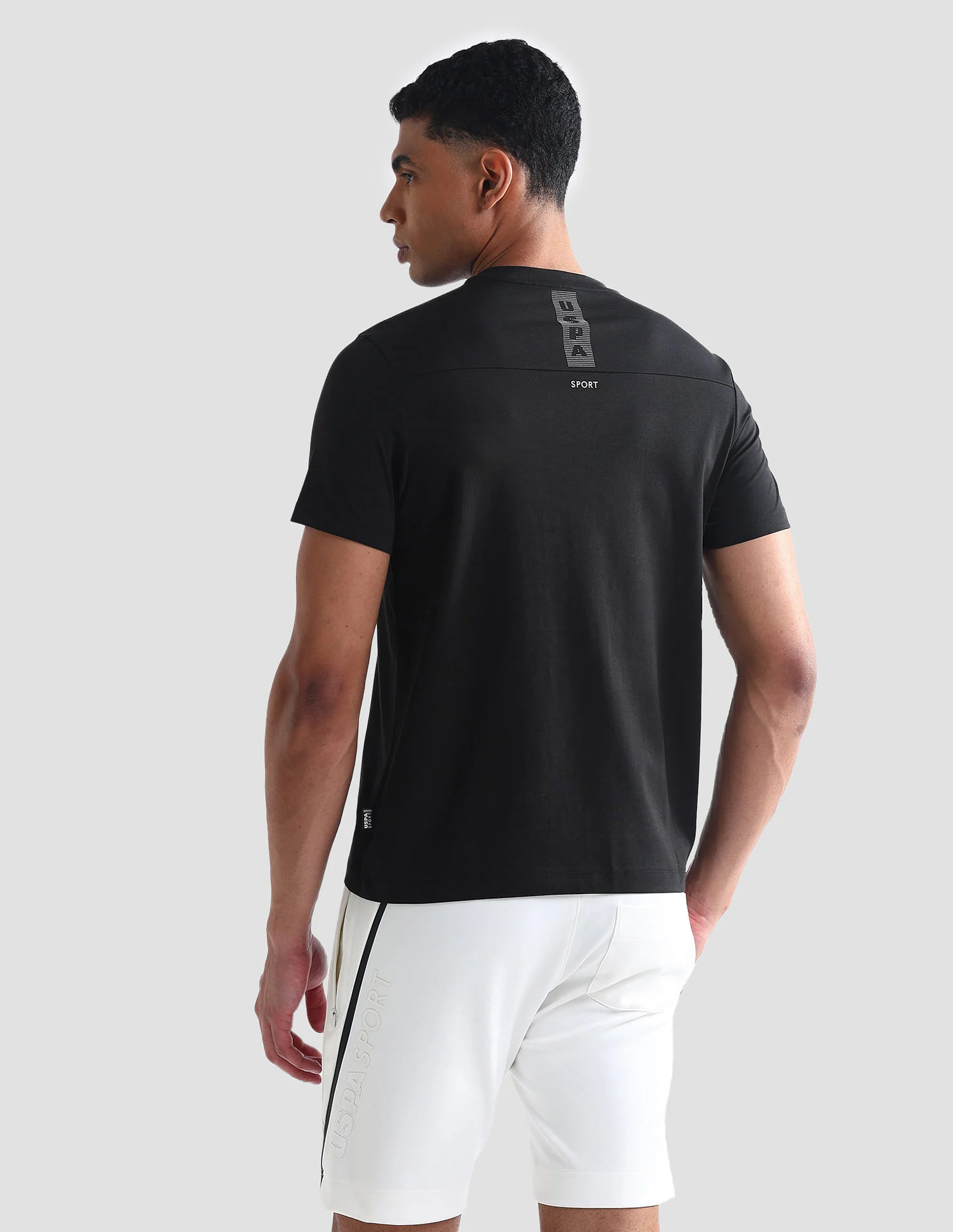 Slim Fit Brand Print Active T-Shirt - Image 6