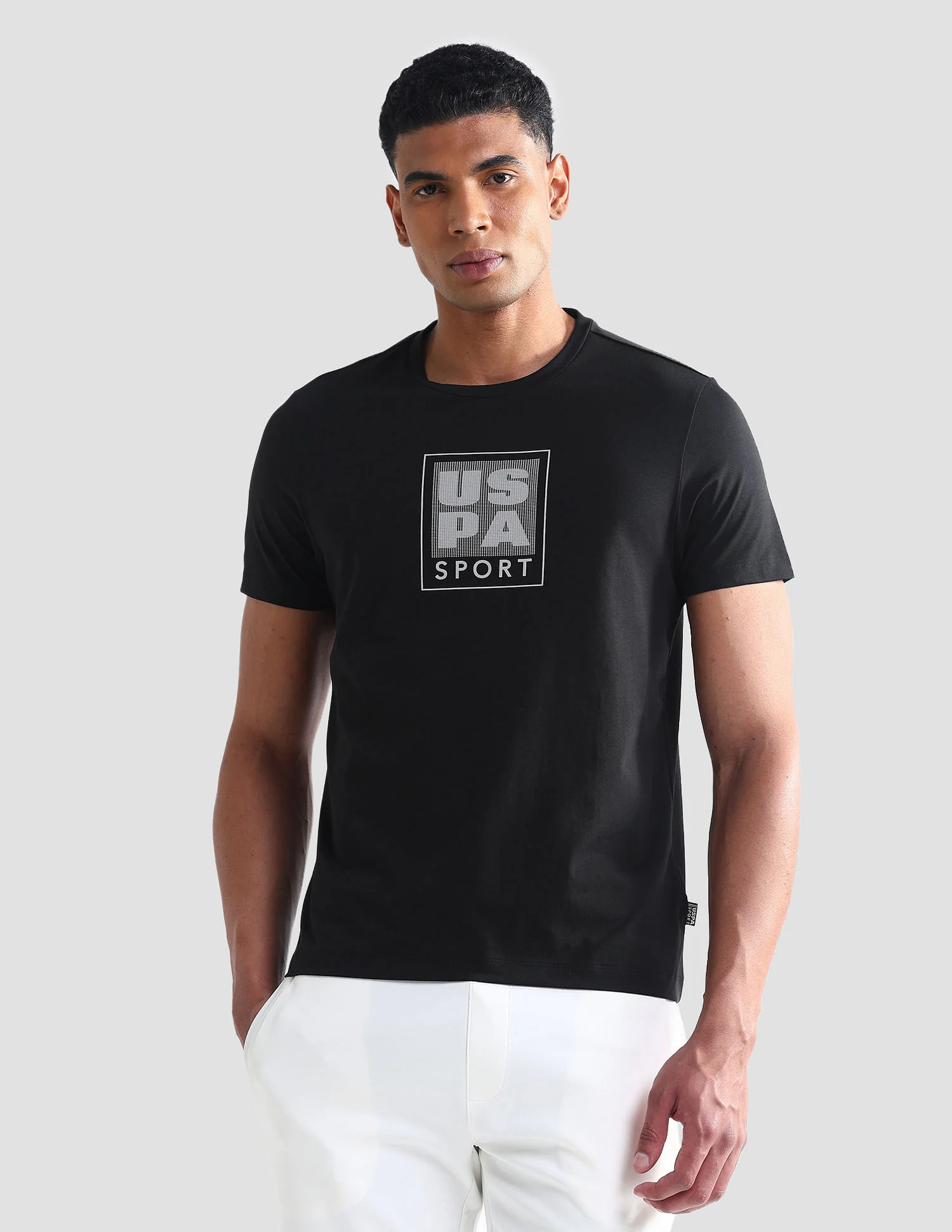 Slim Fit Brand Print Active T-Shirt - Image 7