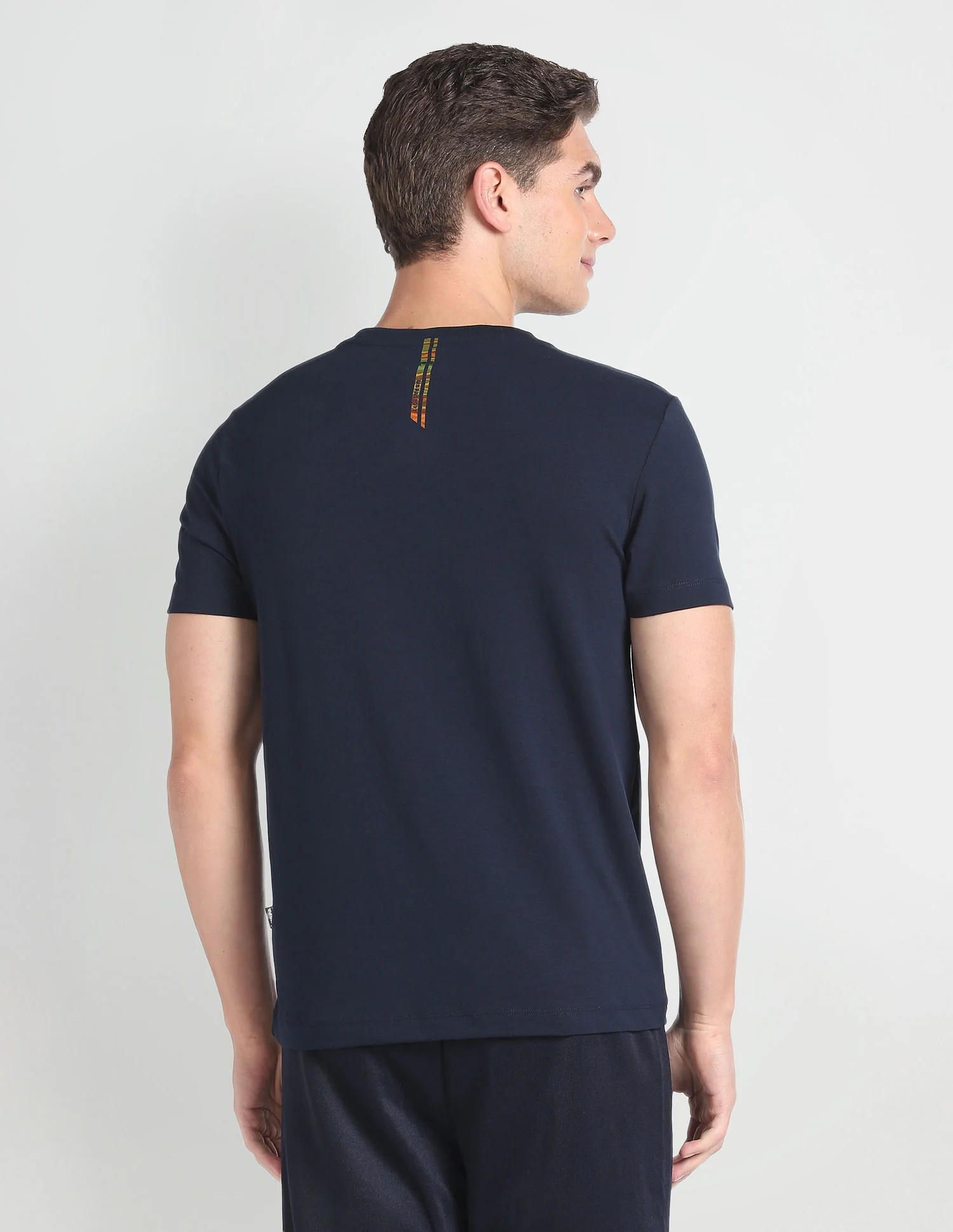 Slim Fit Brand Print T-Shirt - Image 5
