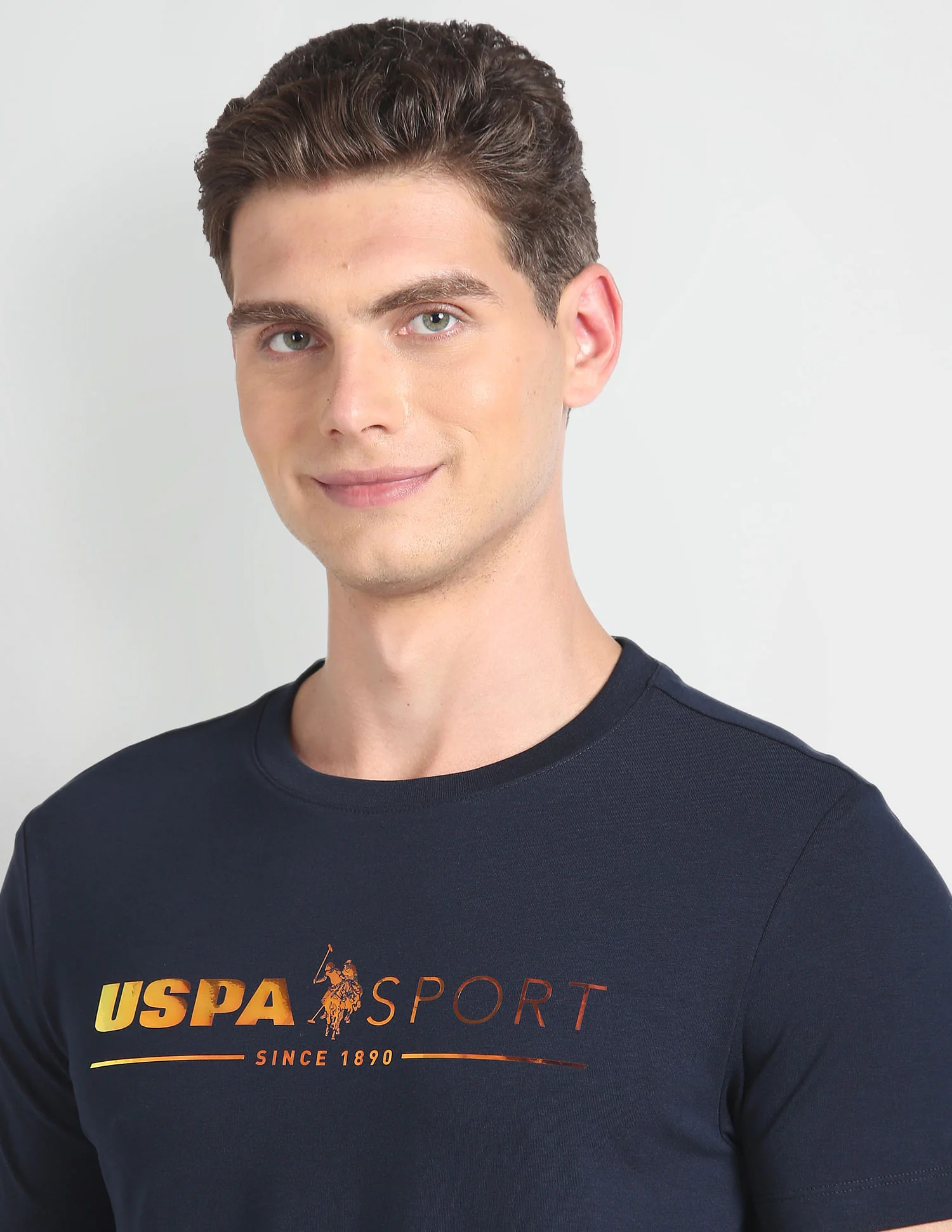 Slim Fit Brand Print T-Shirt - Image 7