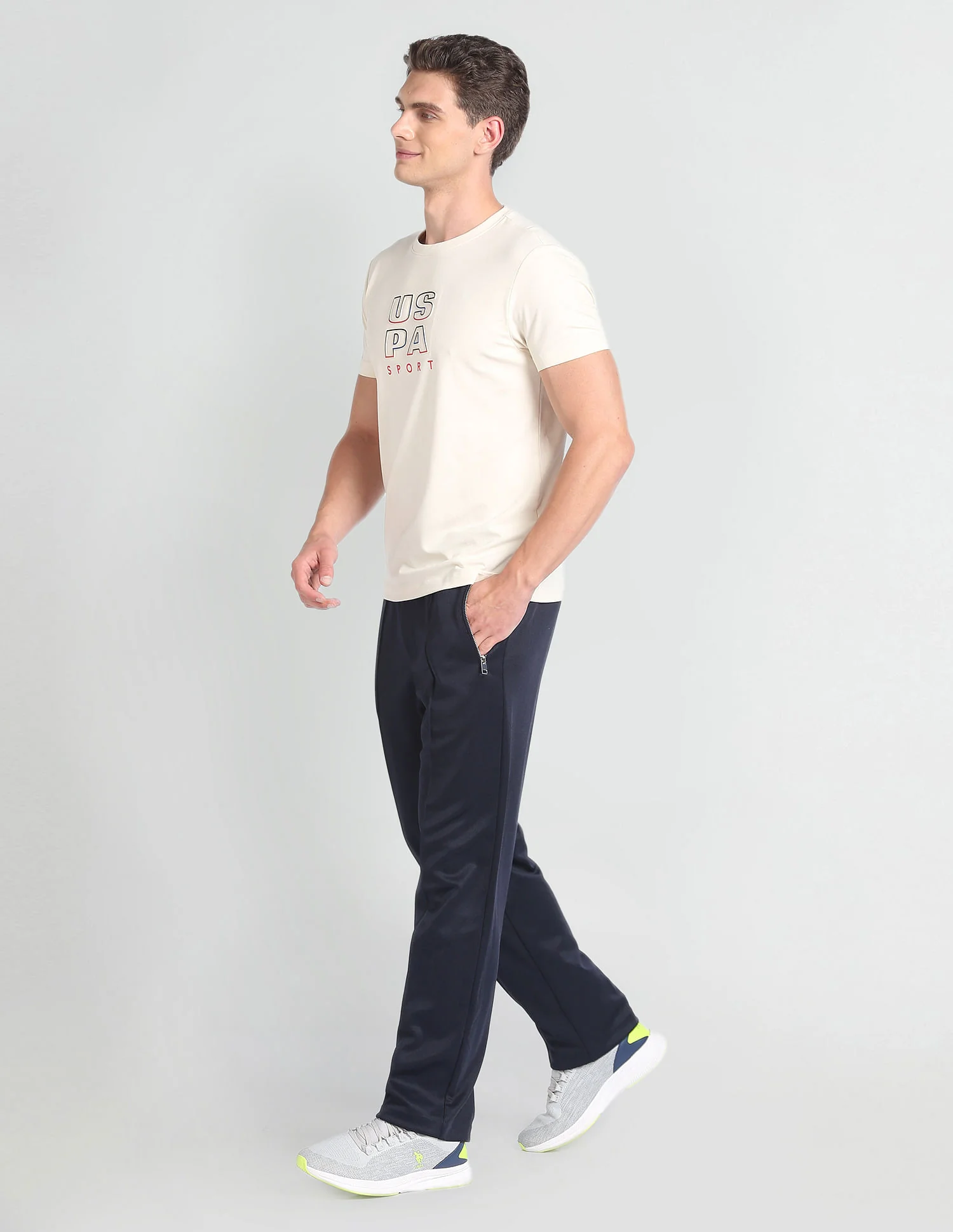 Slim Fit Brand Print T-Shirt - Image 3