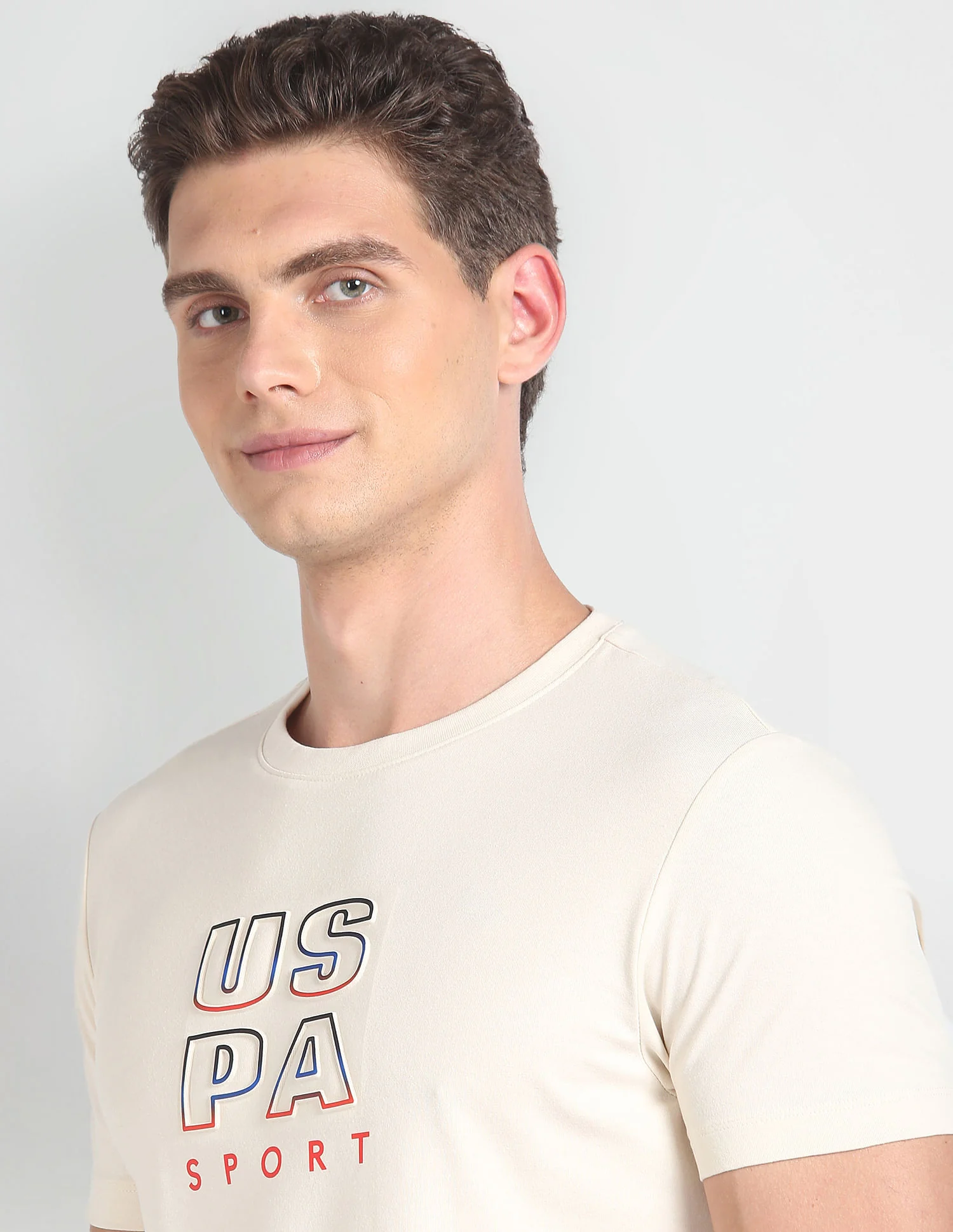 Slim Fit Brand Print T-Shirt - Image 7