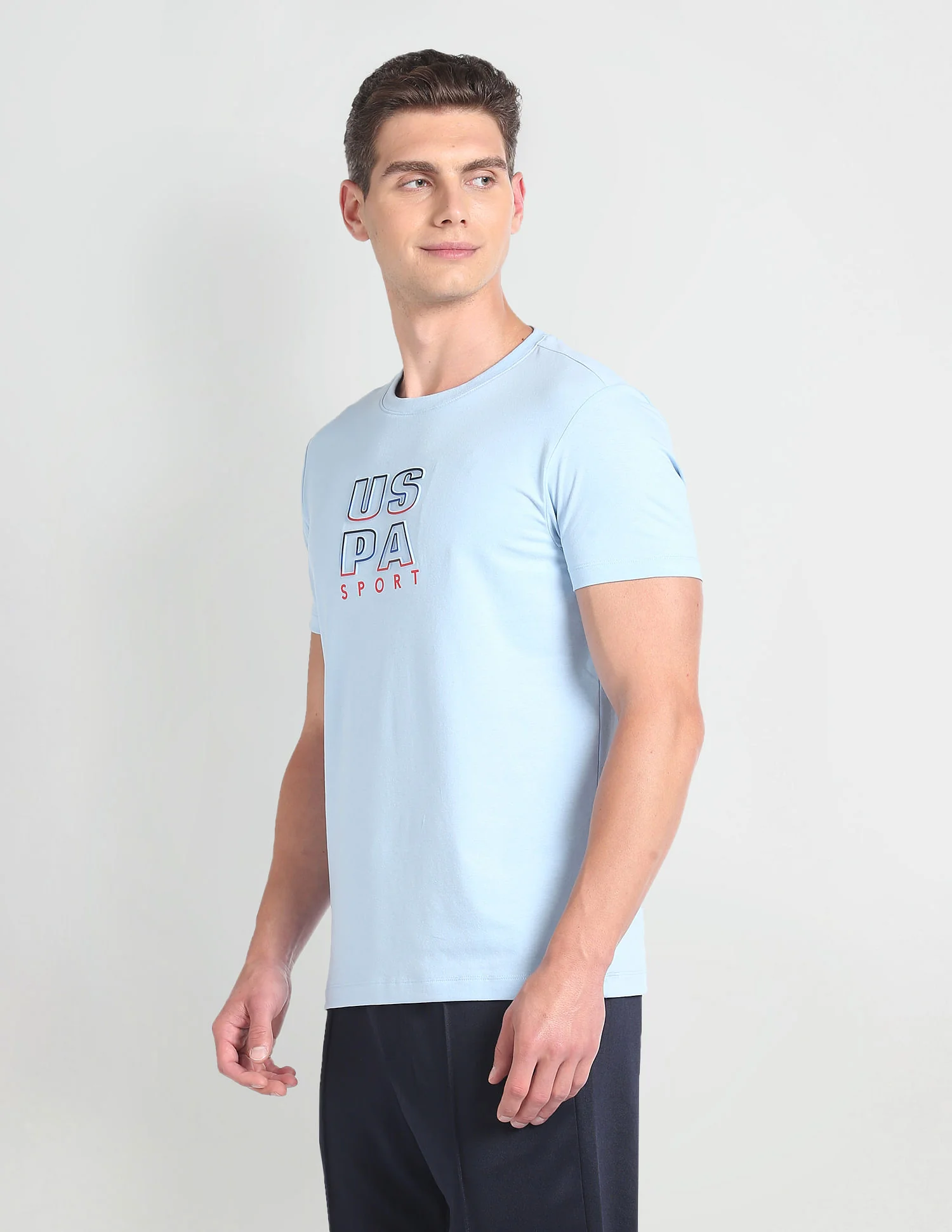 Slim Fit Brand Print T-Shirt - Image 4