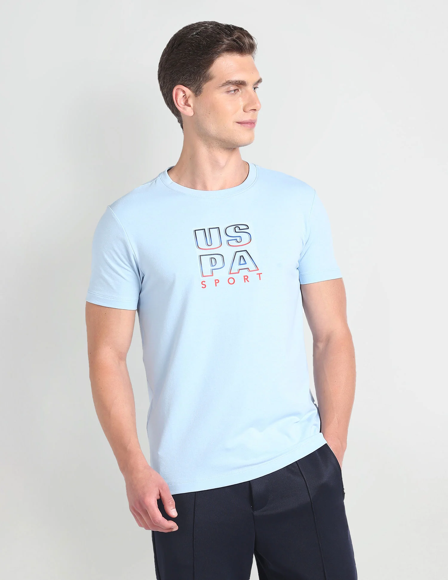 Slim Fit Brand Print T-Shirt - Image 6