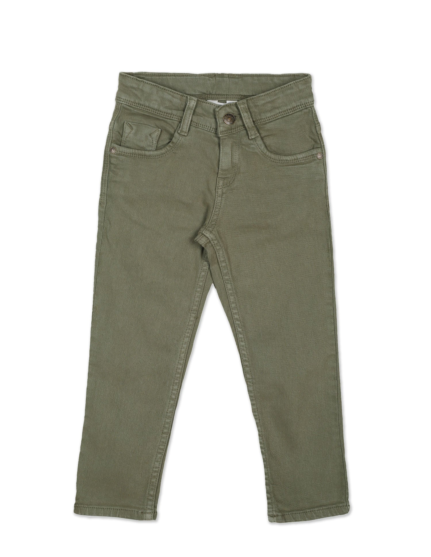 Slim Fit Mid Rise Jeans