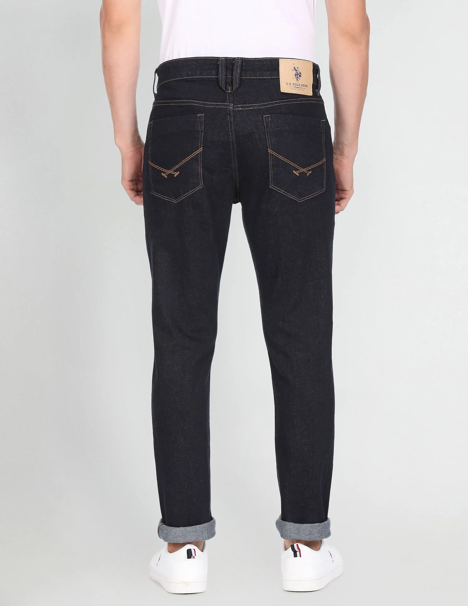 Slim Fit Rinsed Jeans - Image 5